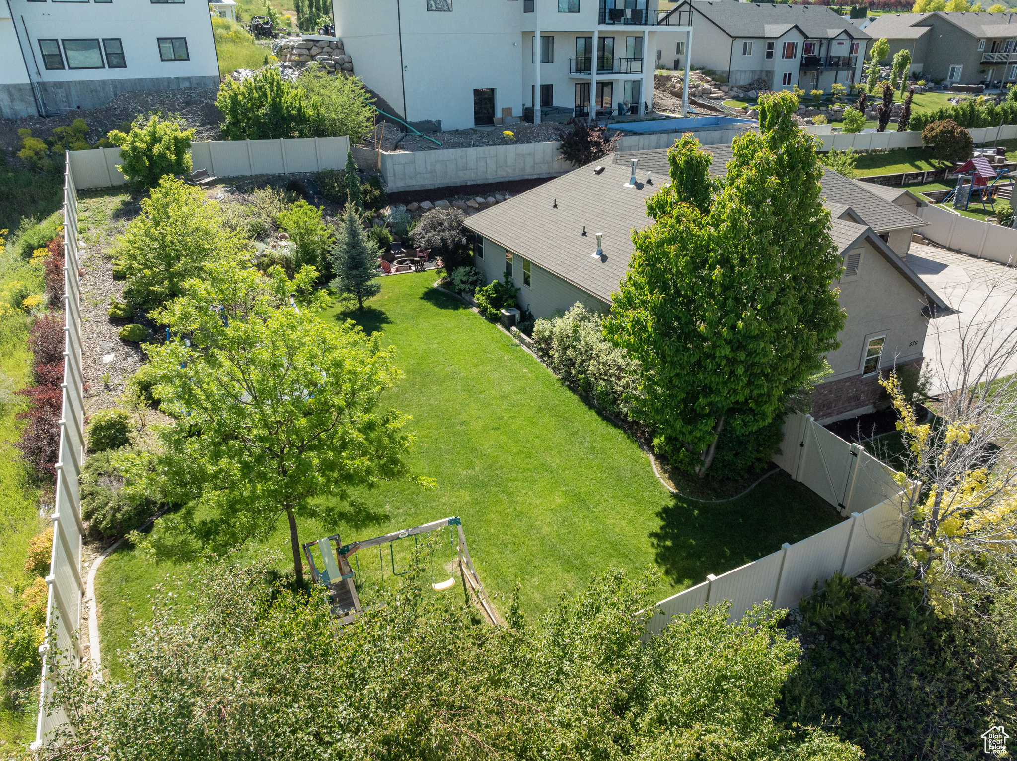 View of aerial view