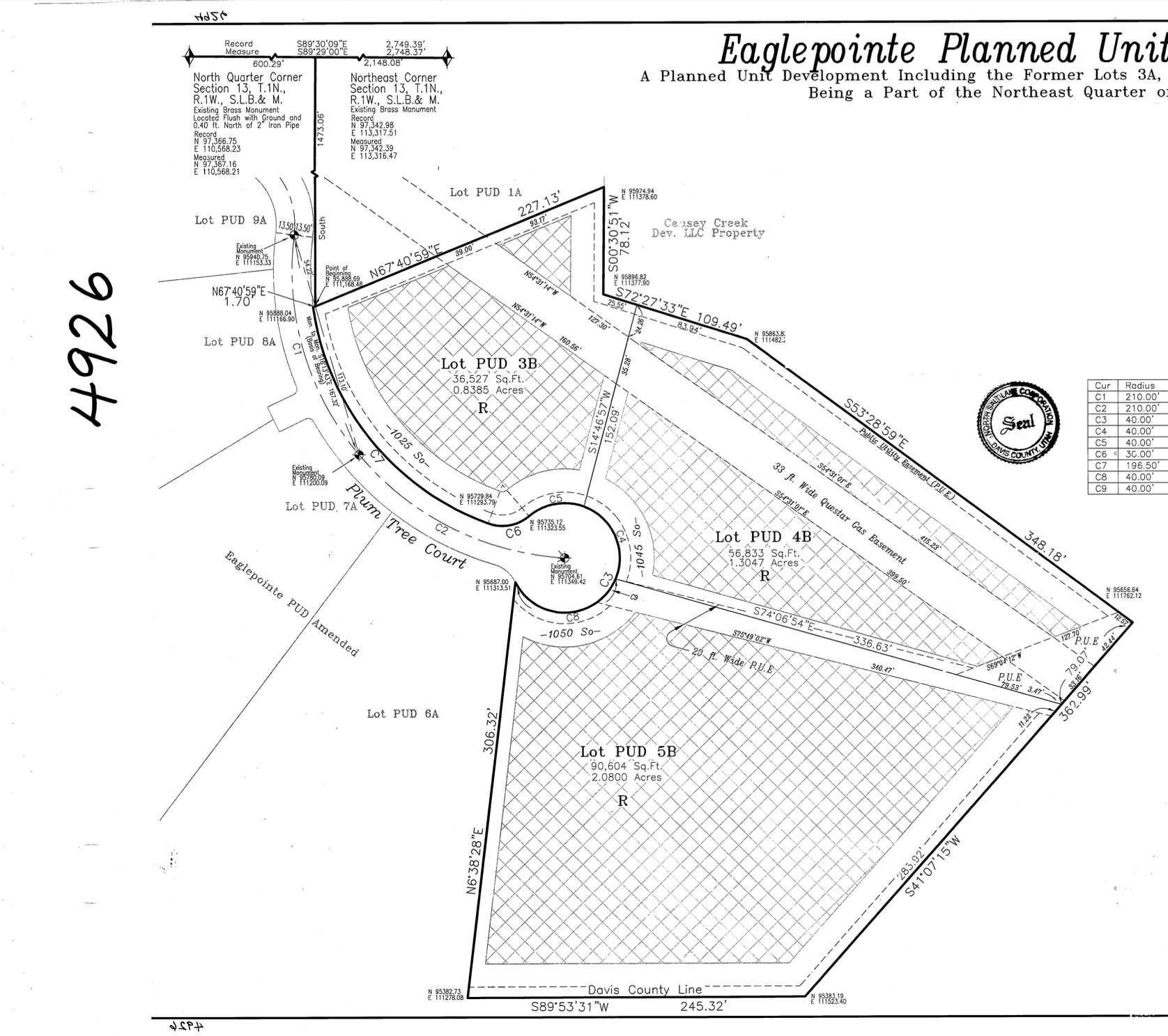 1045 S PLUM TREE #4B, North Salt Lake, Utah 84054, ,Land,For sale,PLUM TREE,2002341