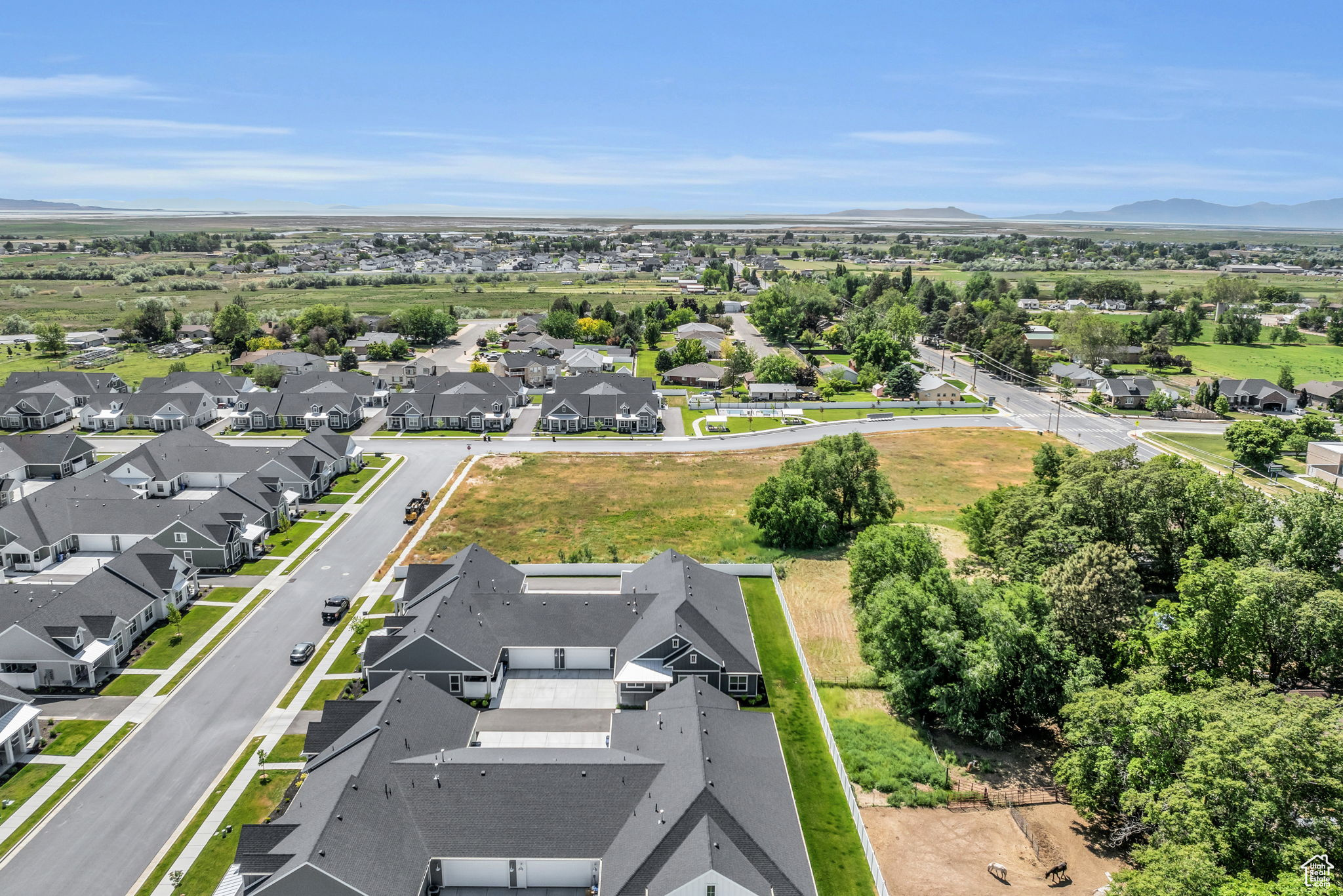 View of aerial view