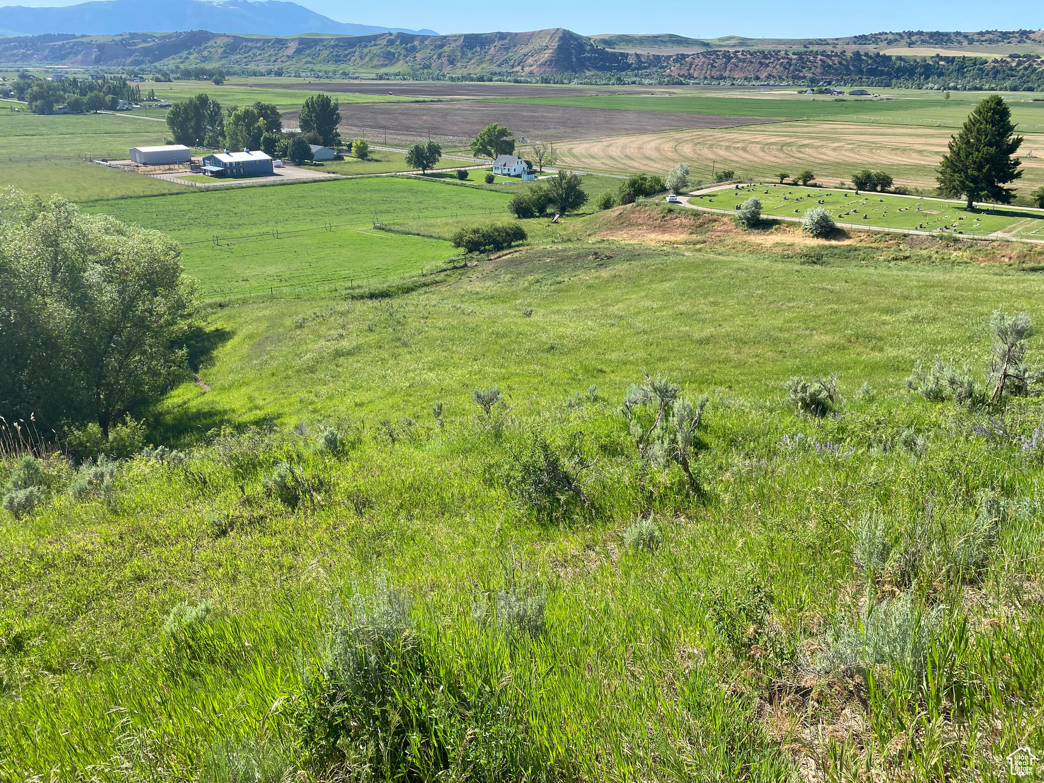 Exterior space with a rural view