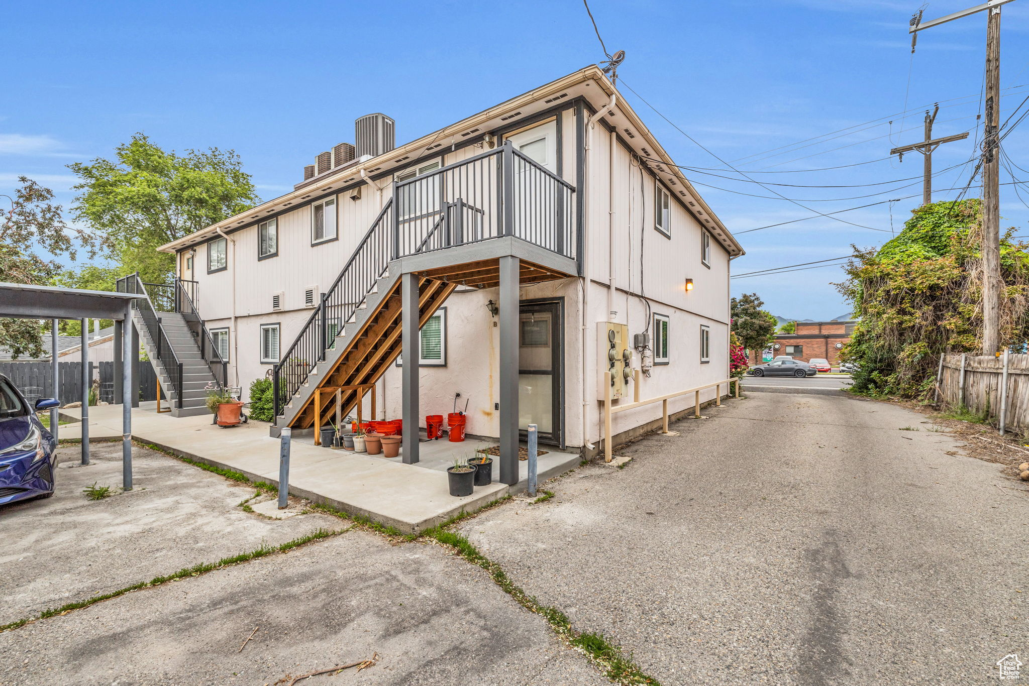 View of back of property