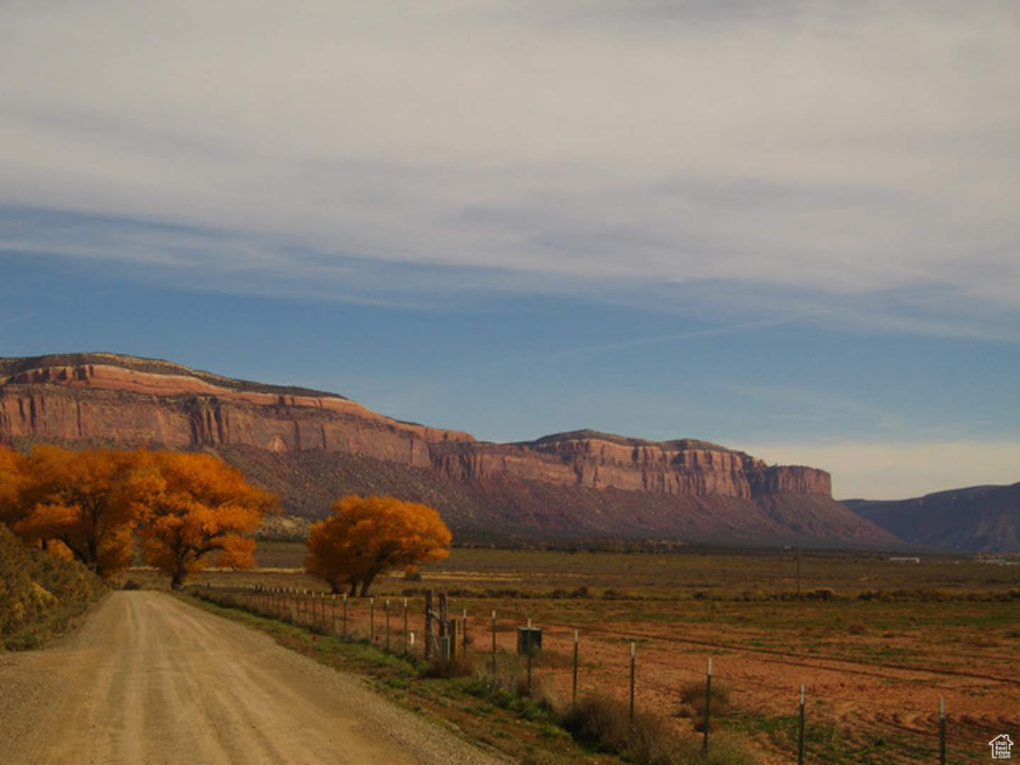 View of mountain feature with a rural view