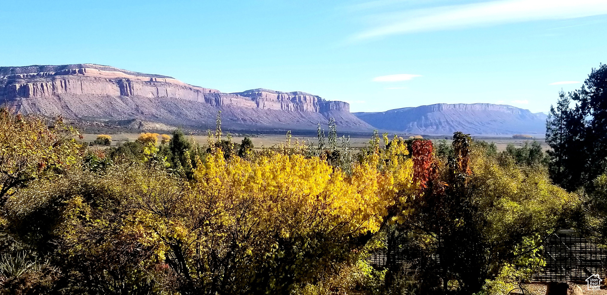 View of mountains