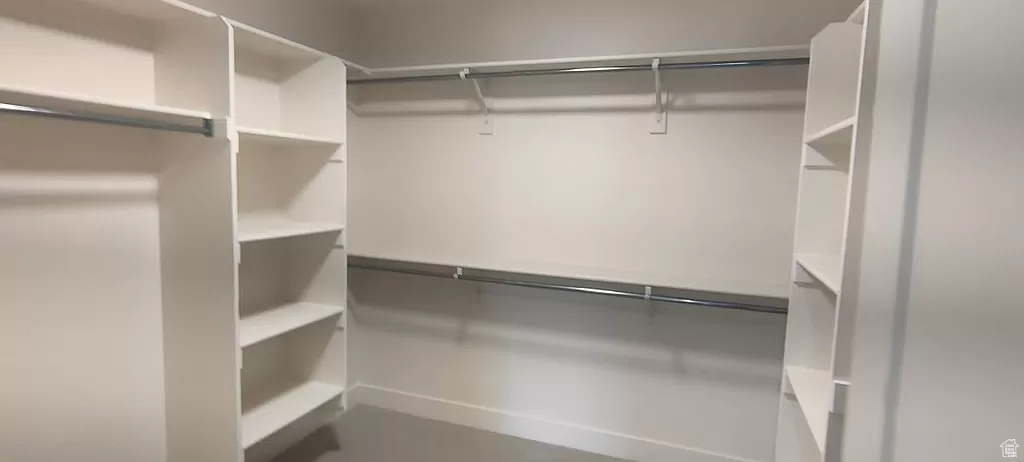 View of spacious closet