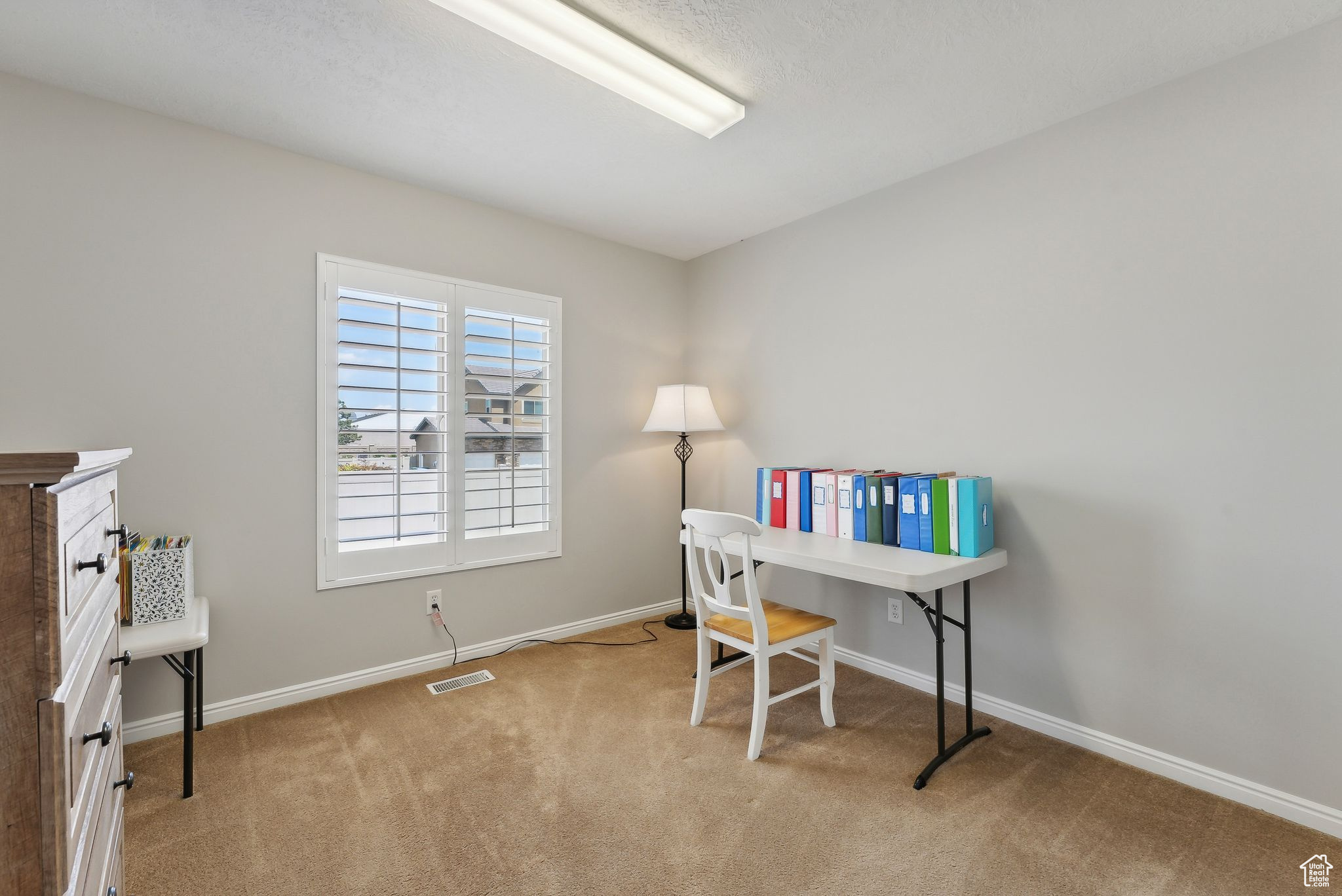 View of carpeted office