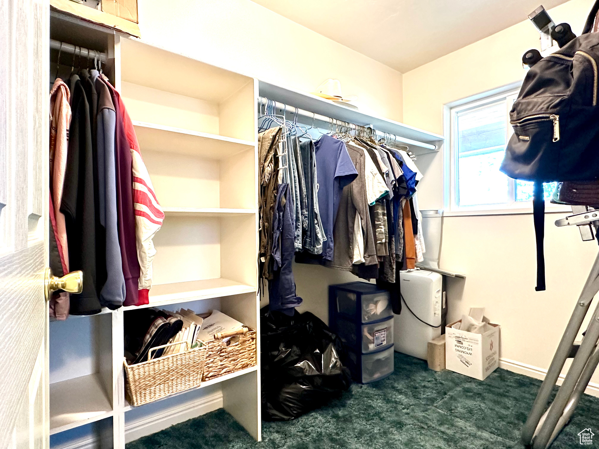 Walk-in Closet in Master Bedroom