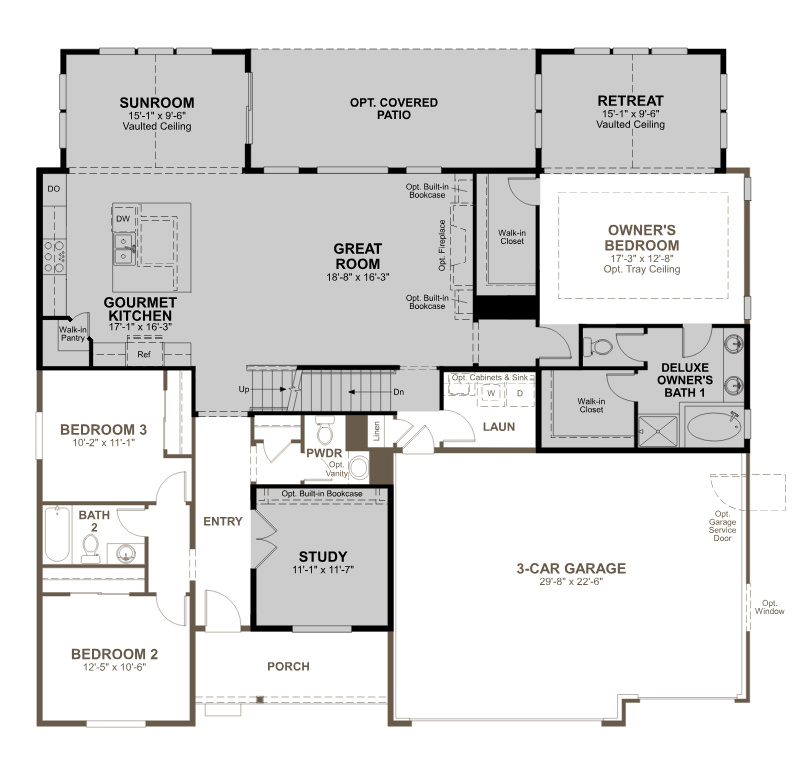 Main floor layout