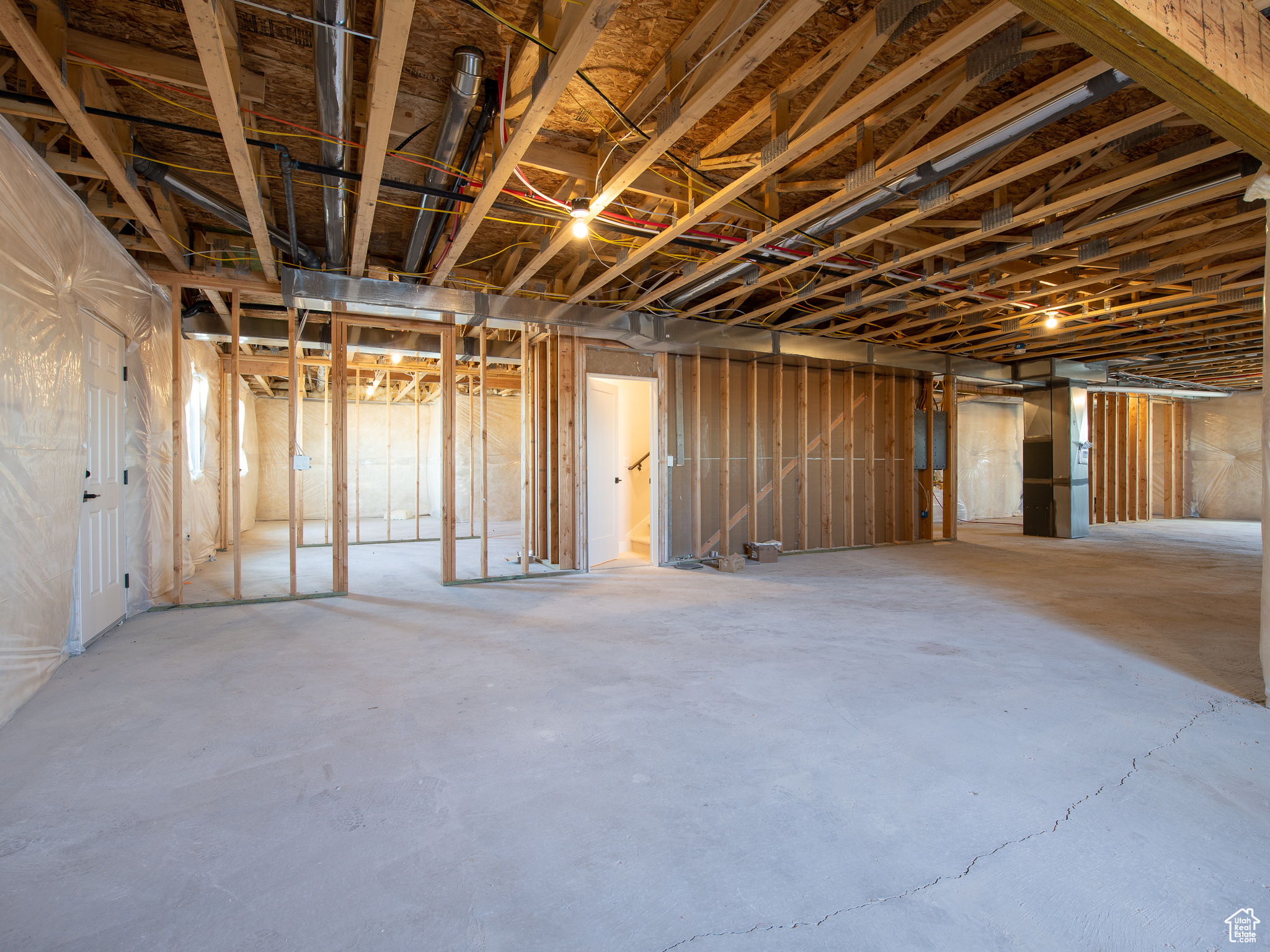 View of basement. This is a picture of Helena model home. Not the interior of actual home.