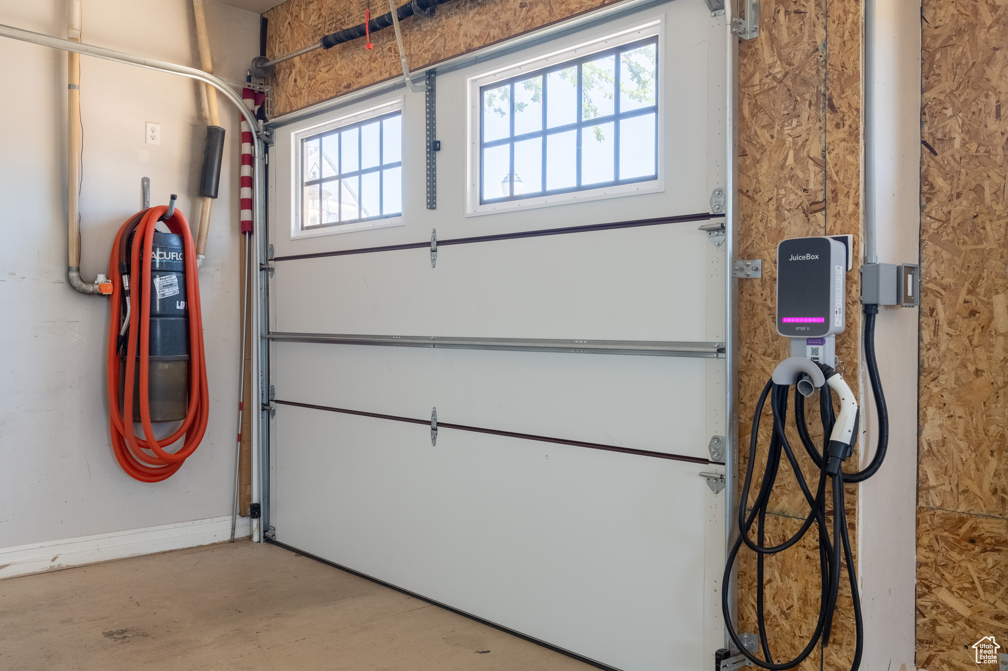 EV Charger (included) and central vacuum