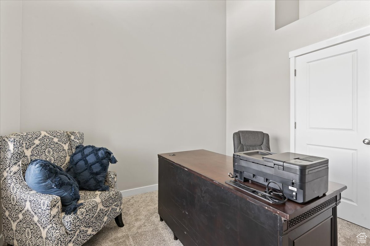 View of carpeted office