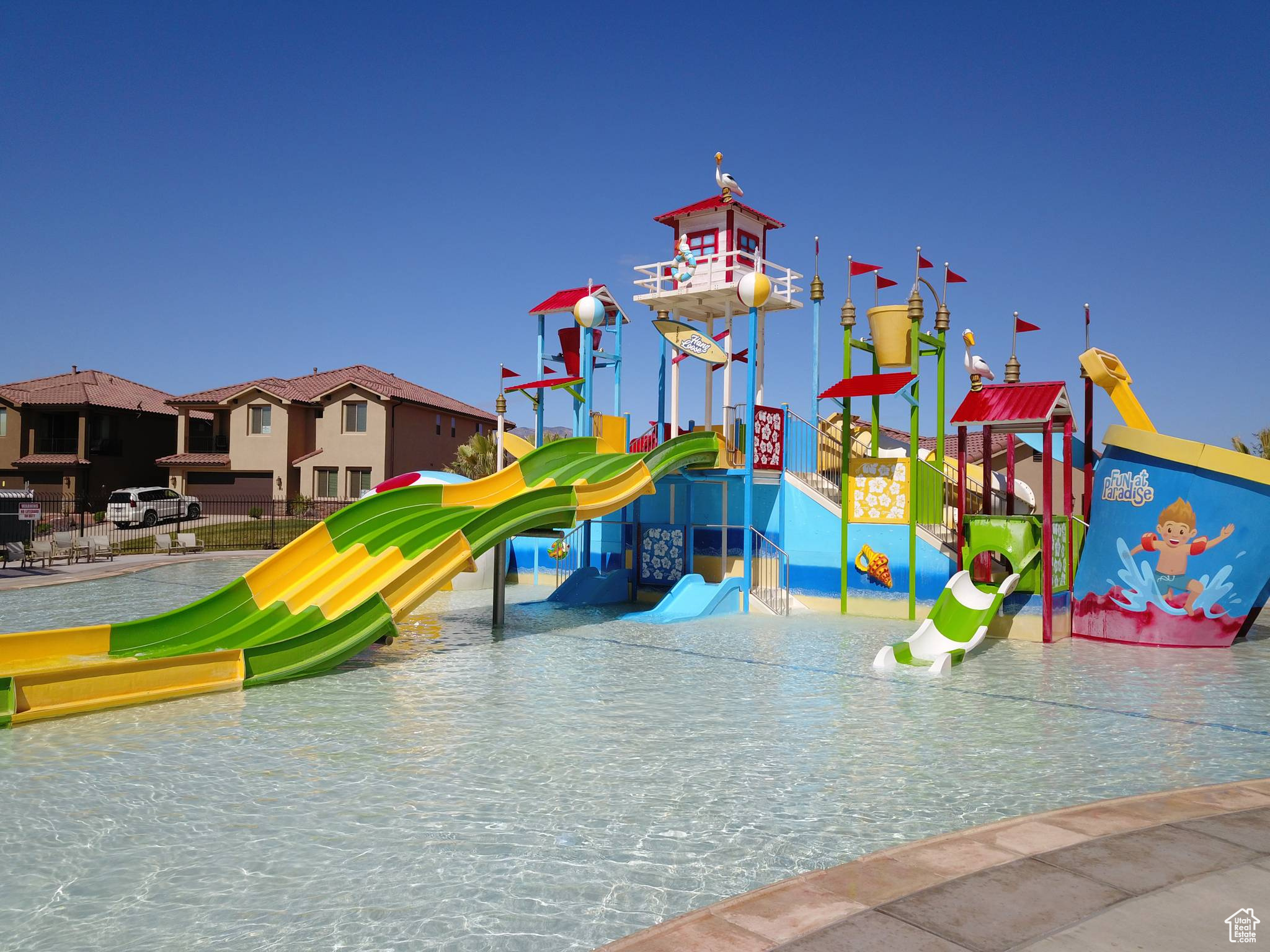 View of jungle gym