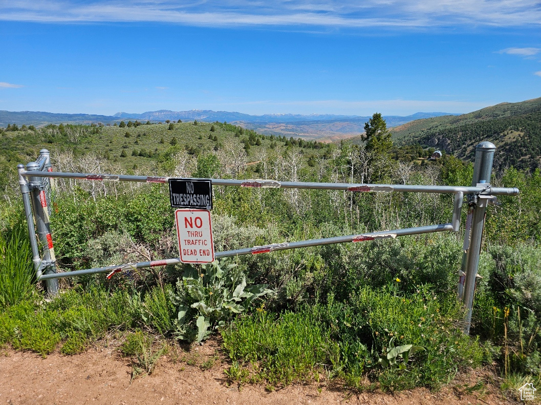 Silver Gate, the property is beyond this gate