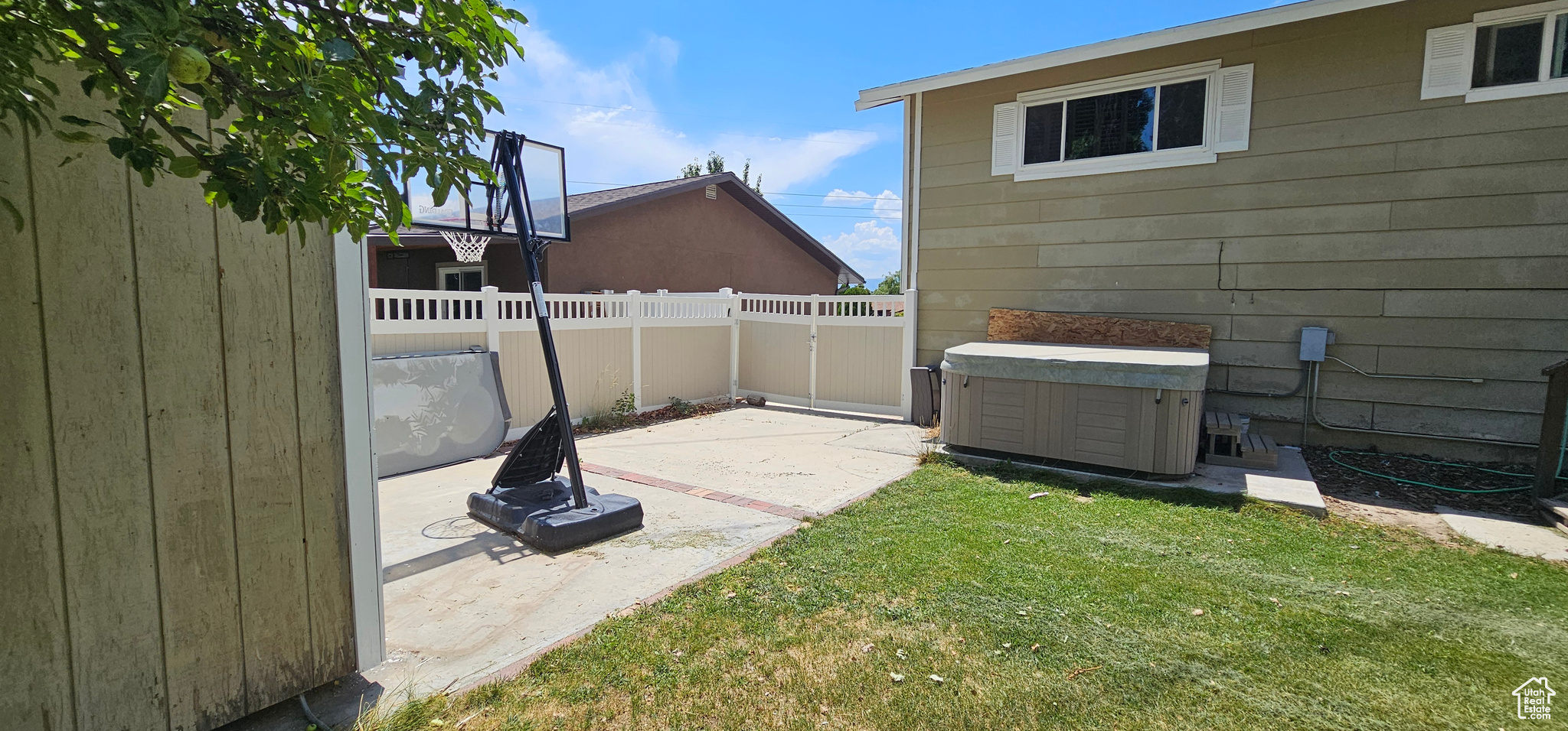 View of yard featuring a patio area