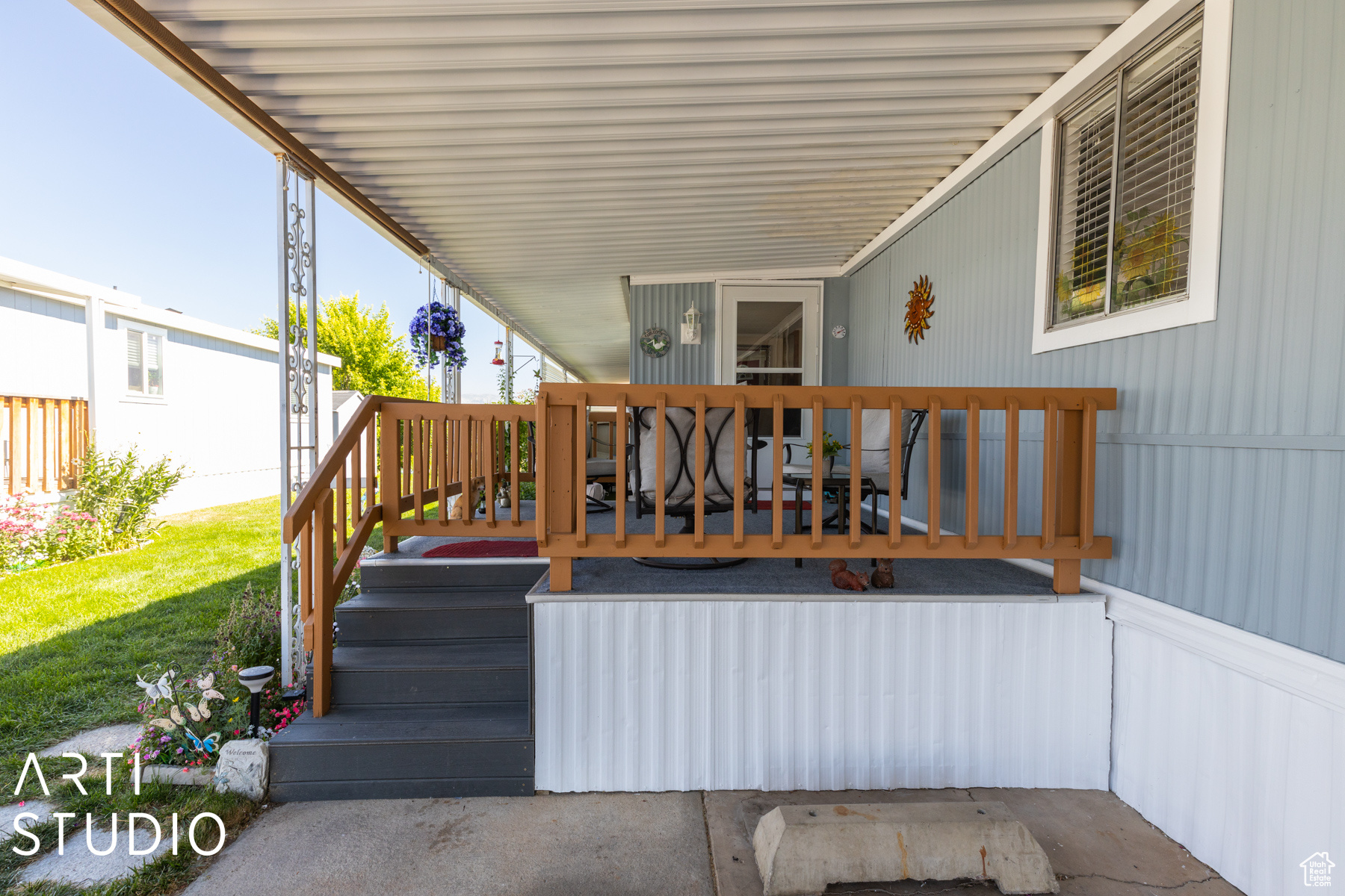 View of deck