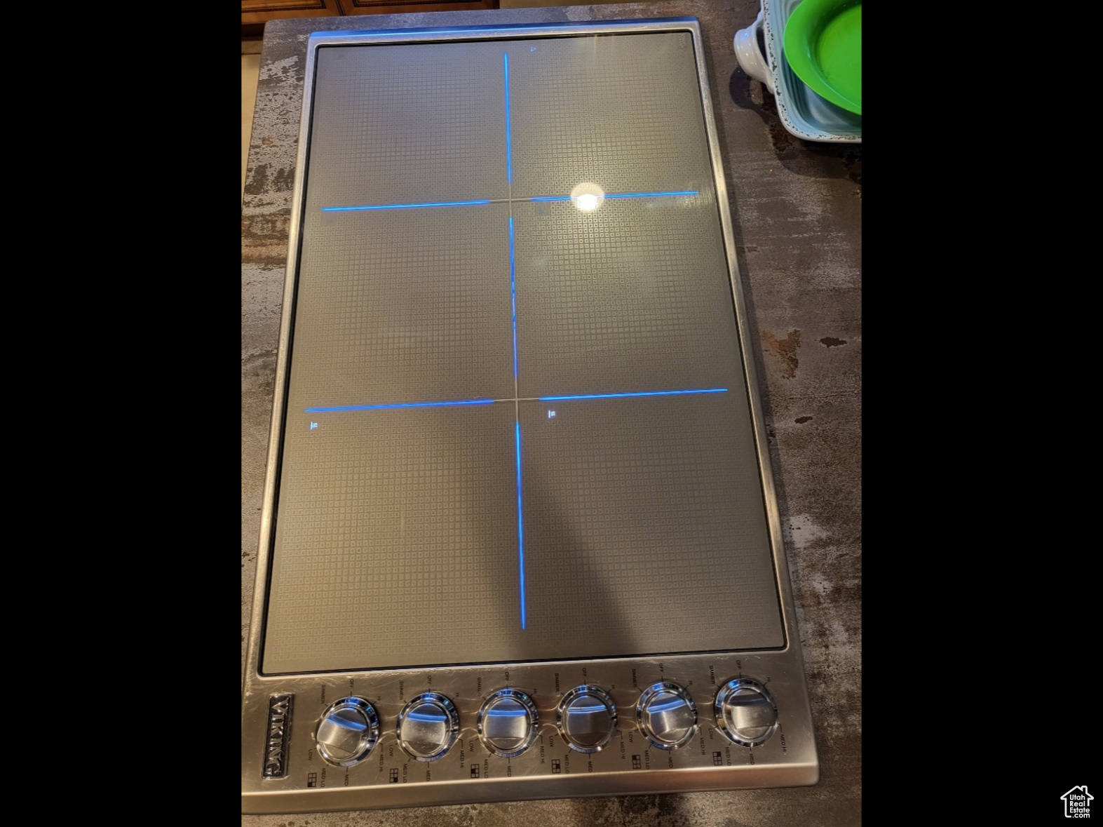 Viking 6-burner induction cooktop