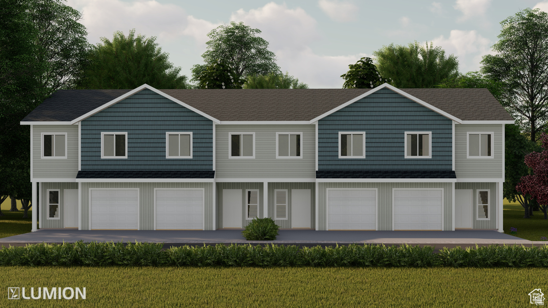 Exterior rendering is of a previously built townhome. Exterior colors vary depending on the townhome.