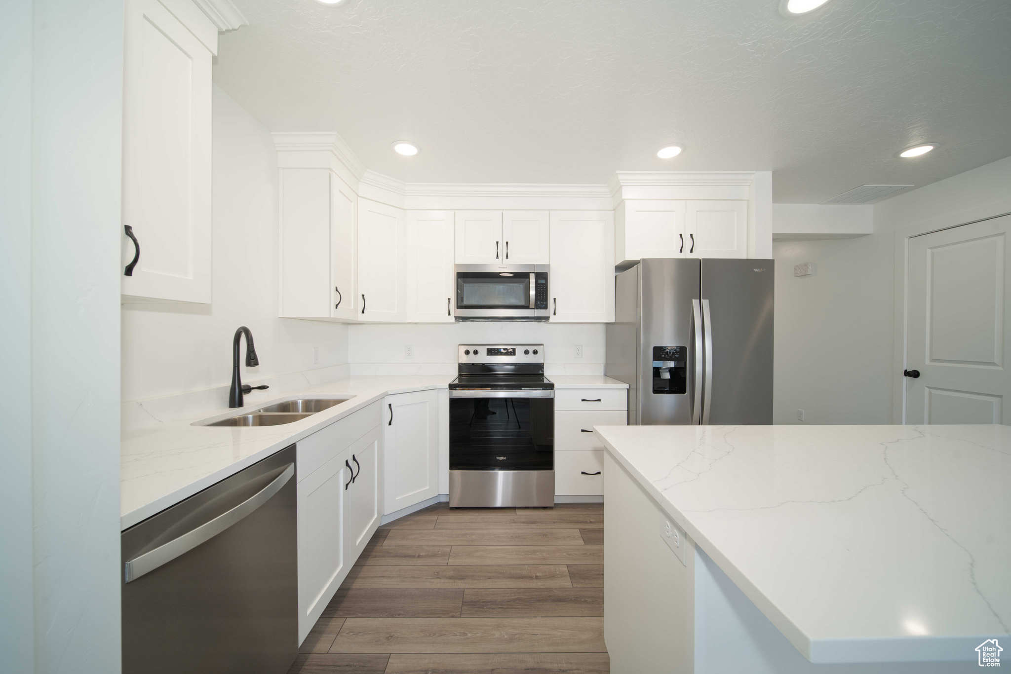 Photos are of a previously built townhome. Finish package varies depending on the townhome. Ask for details.