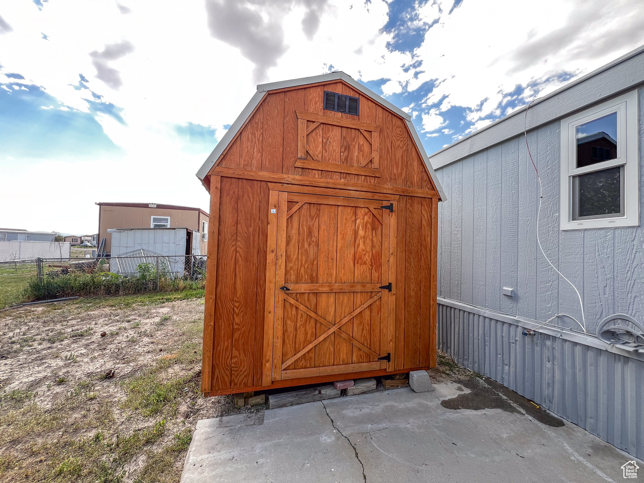 View of outbuilding