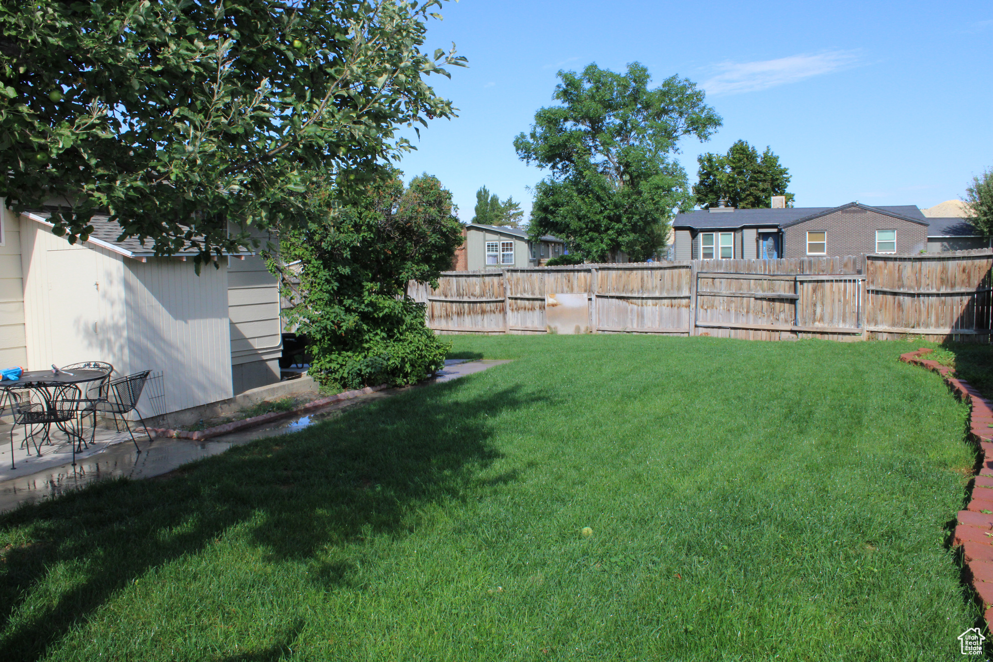 View of back yard.