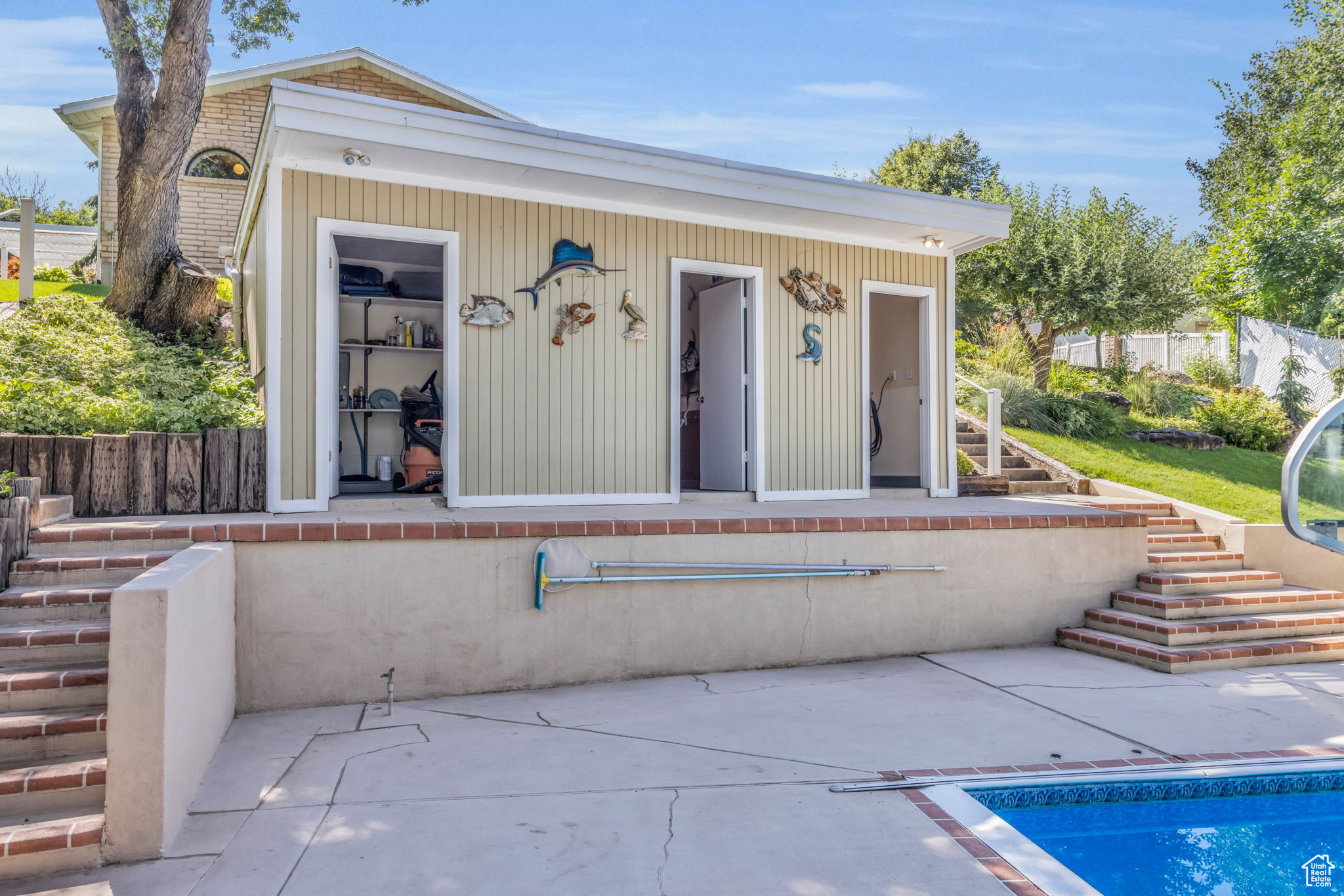 3 Room Pool Shed