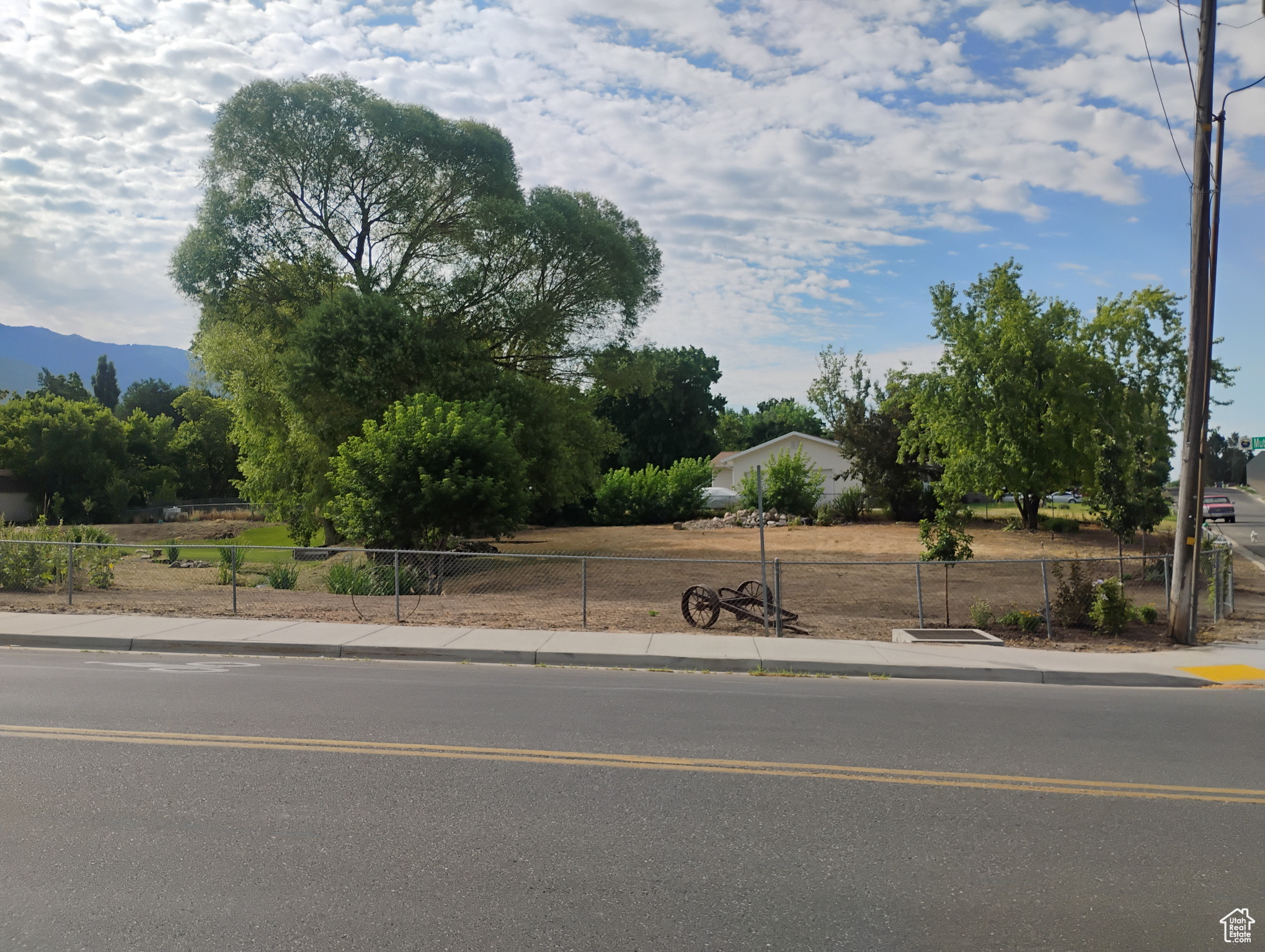 View of street facing south