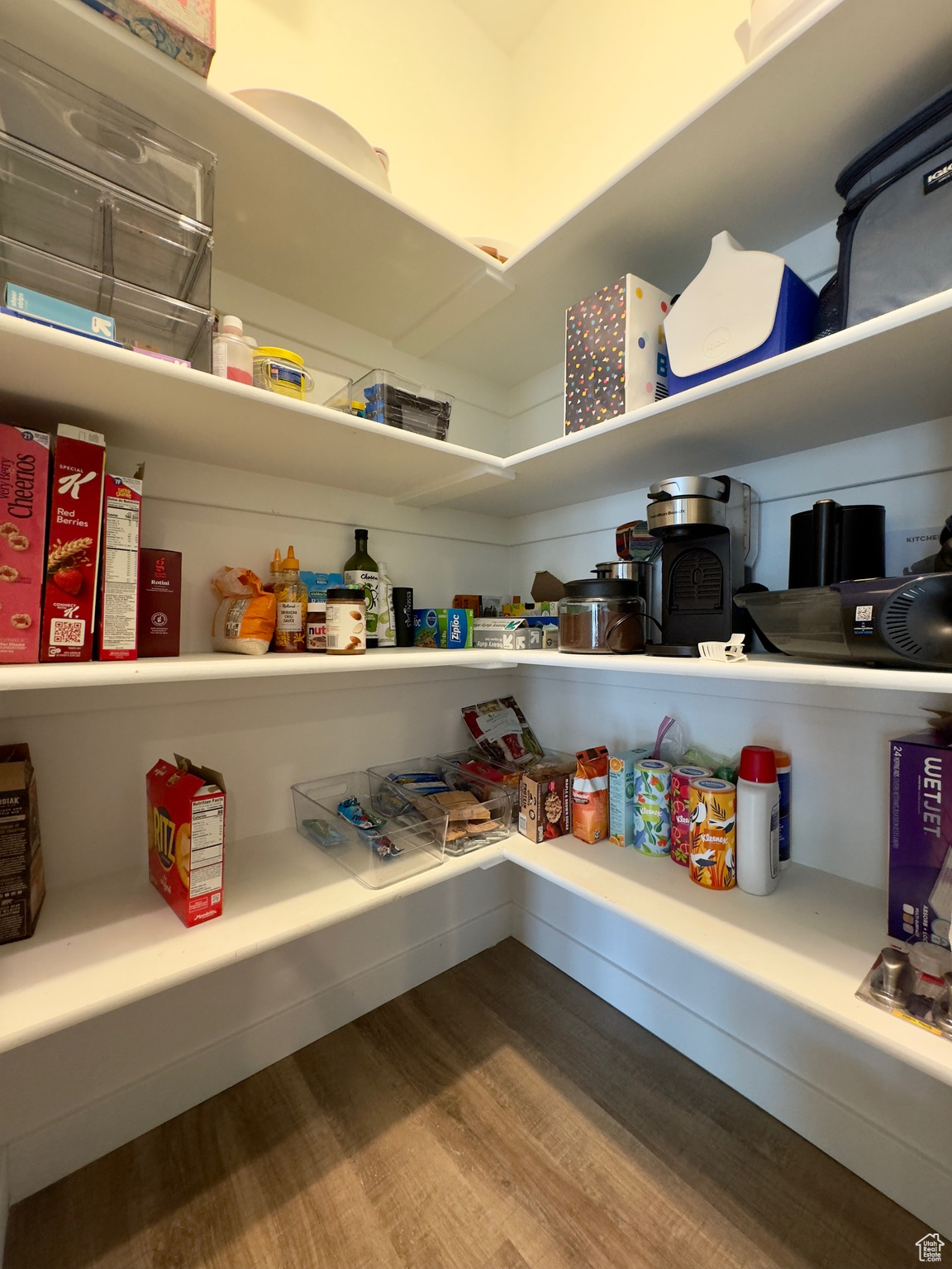 View of large pantry