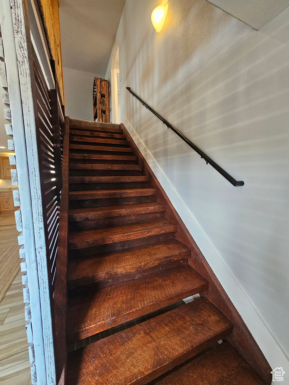 Beautiful Solid Wood Staircase!