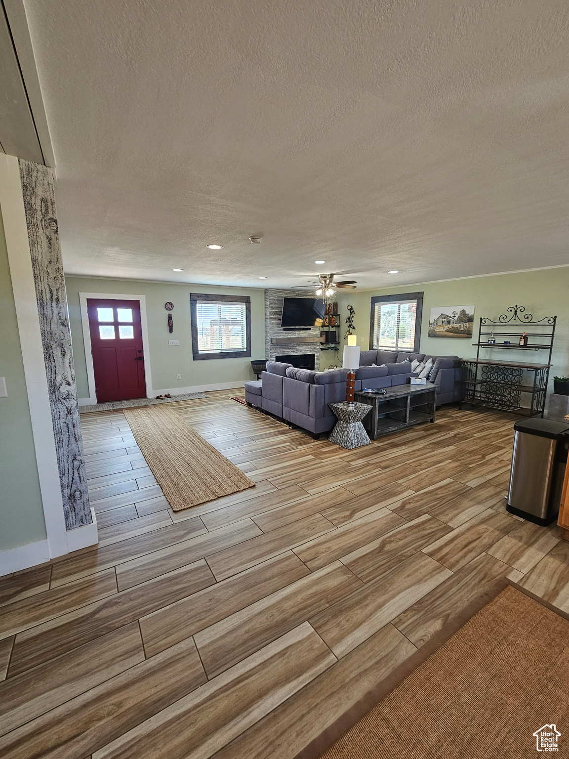 Front Entry & Large Great Family Room w/Beautiful Electric Fireplace!