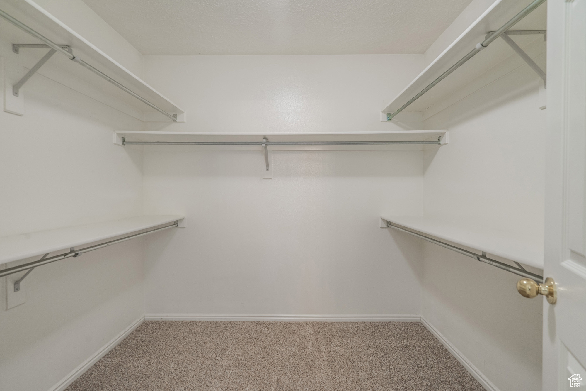 Primary Bedroom Spacious closet with carpet floors in Bathroom