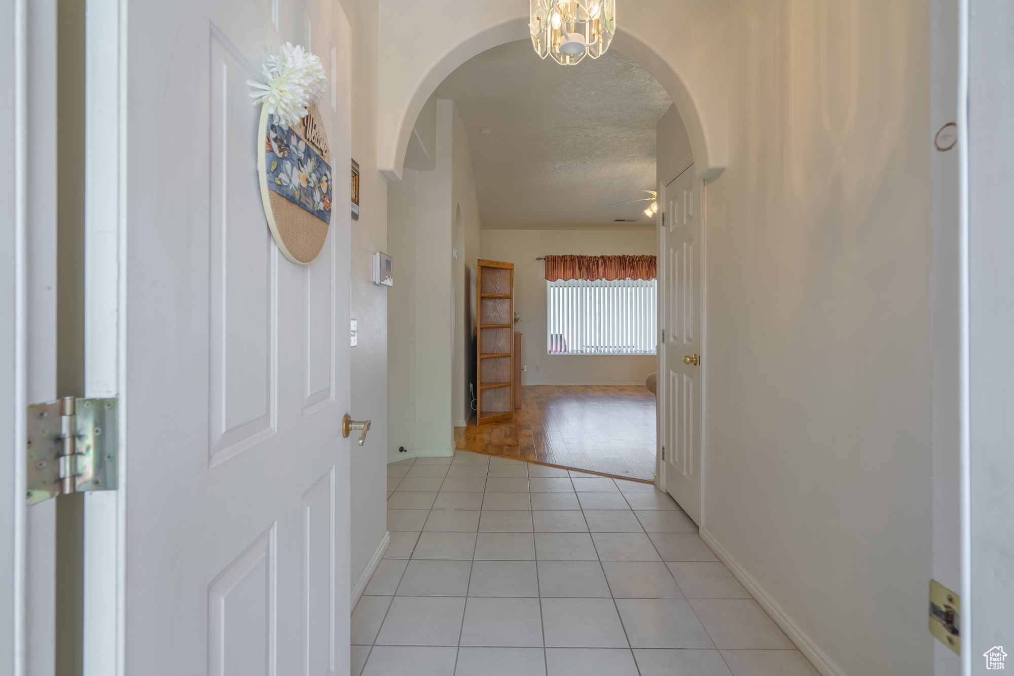 Tiled foyer