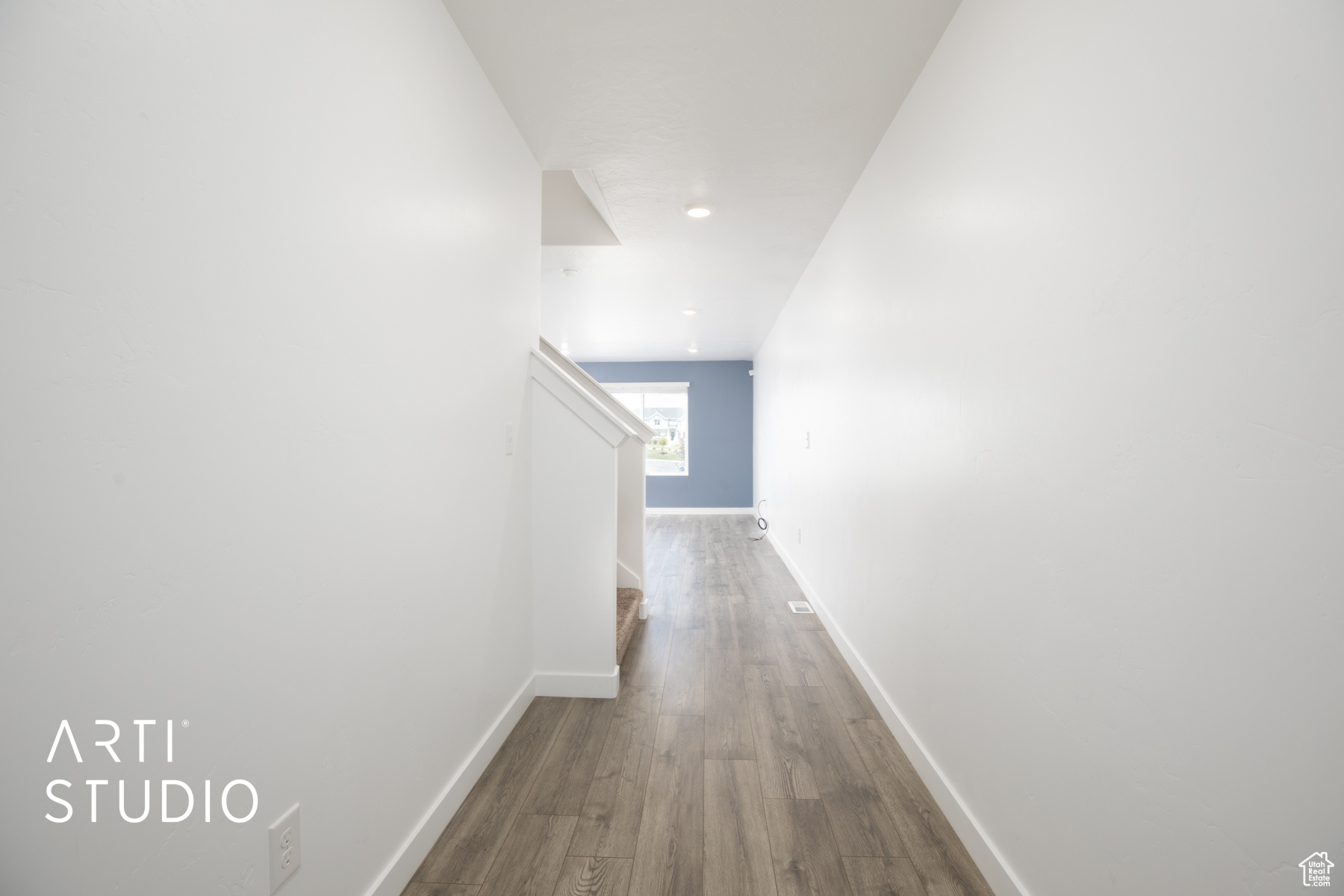 Hall featuring hardwood / wood-style floors