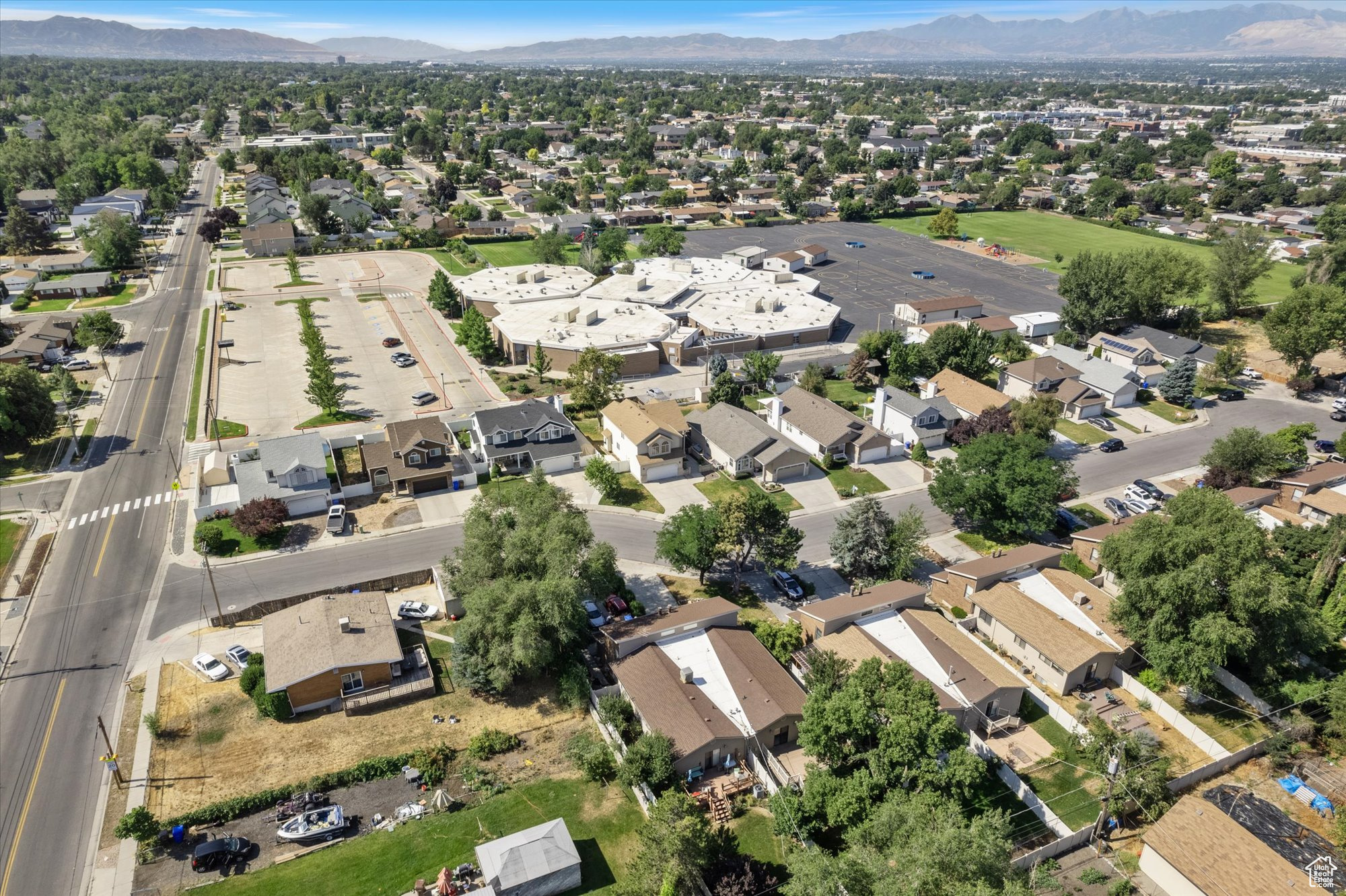 Bird's eye view with a view