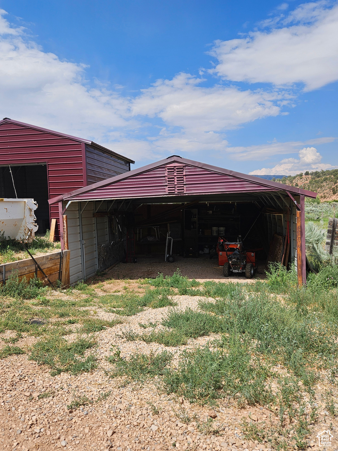 View of outdoor structure