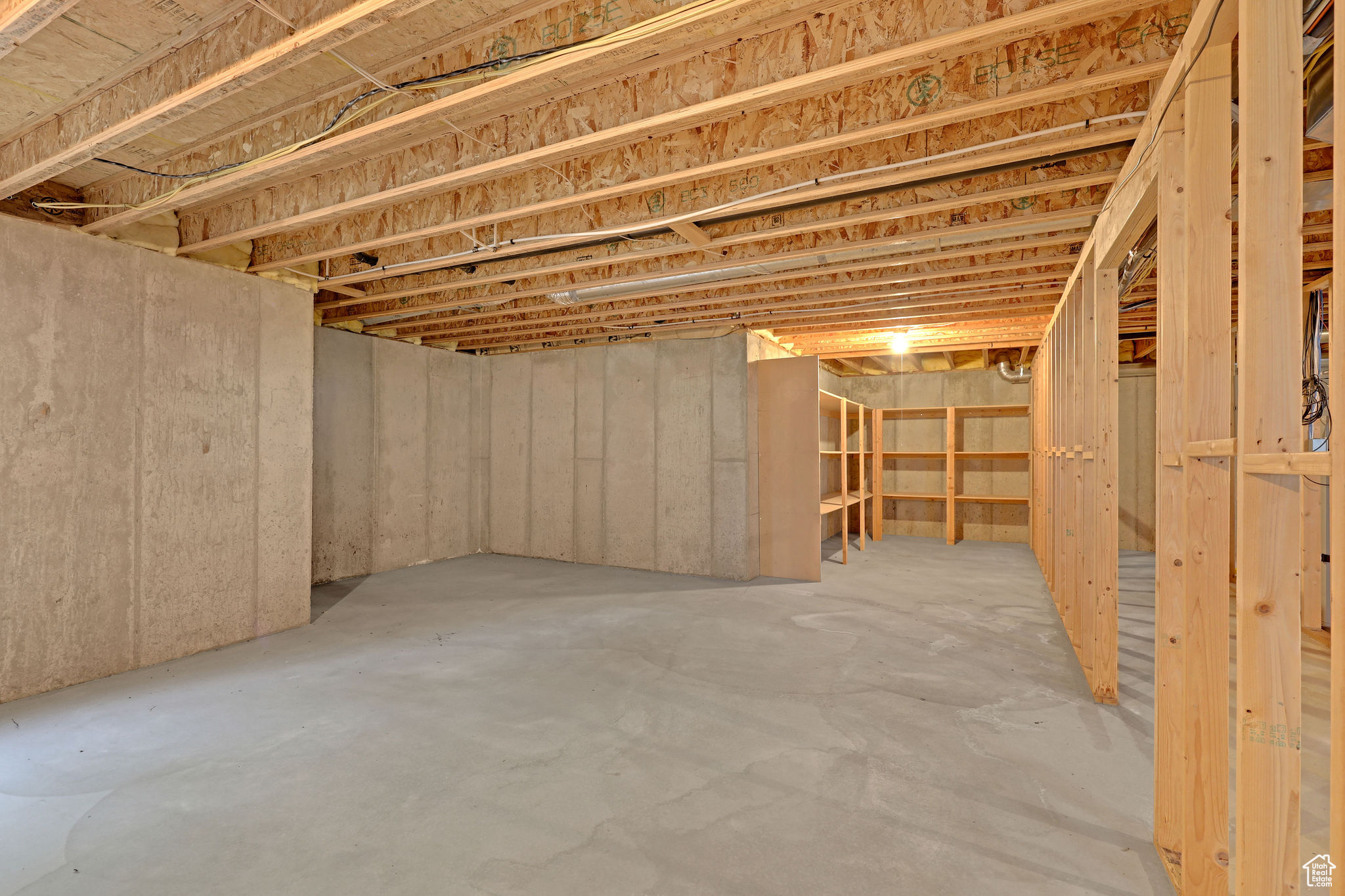 Full Unfinished Basement