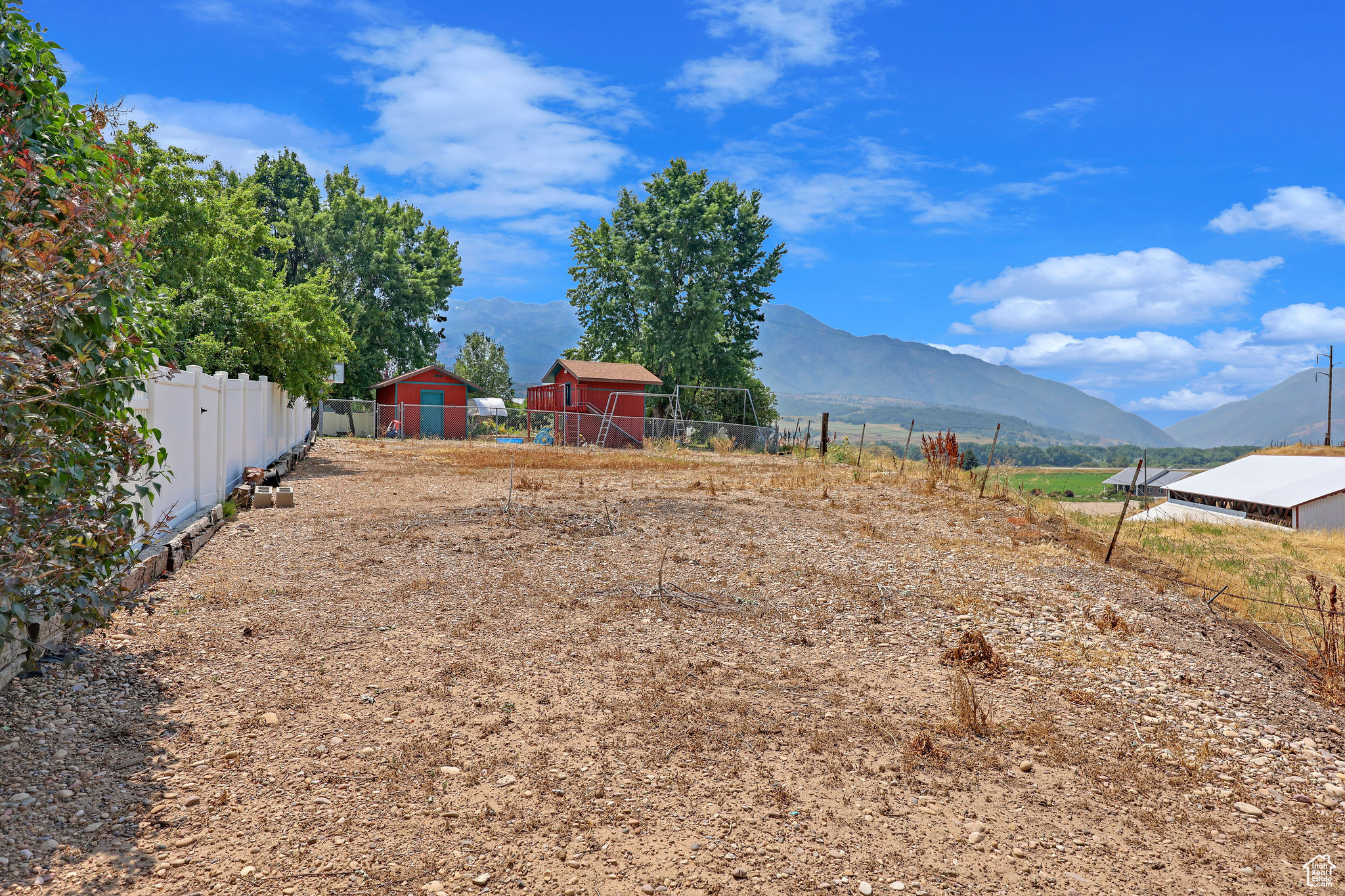 Extra Lot Acreage Behind Backyard Fence