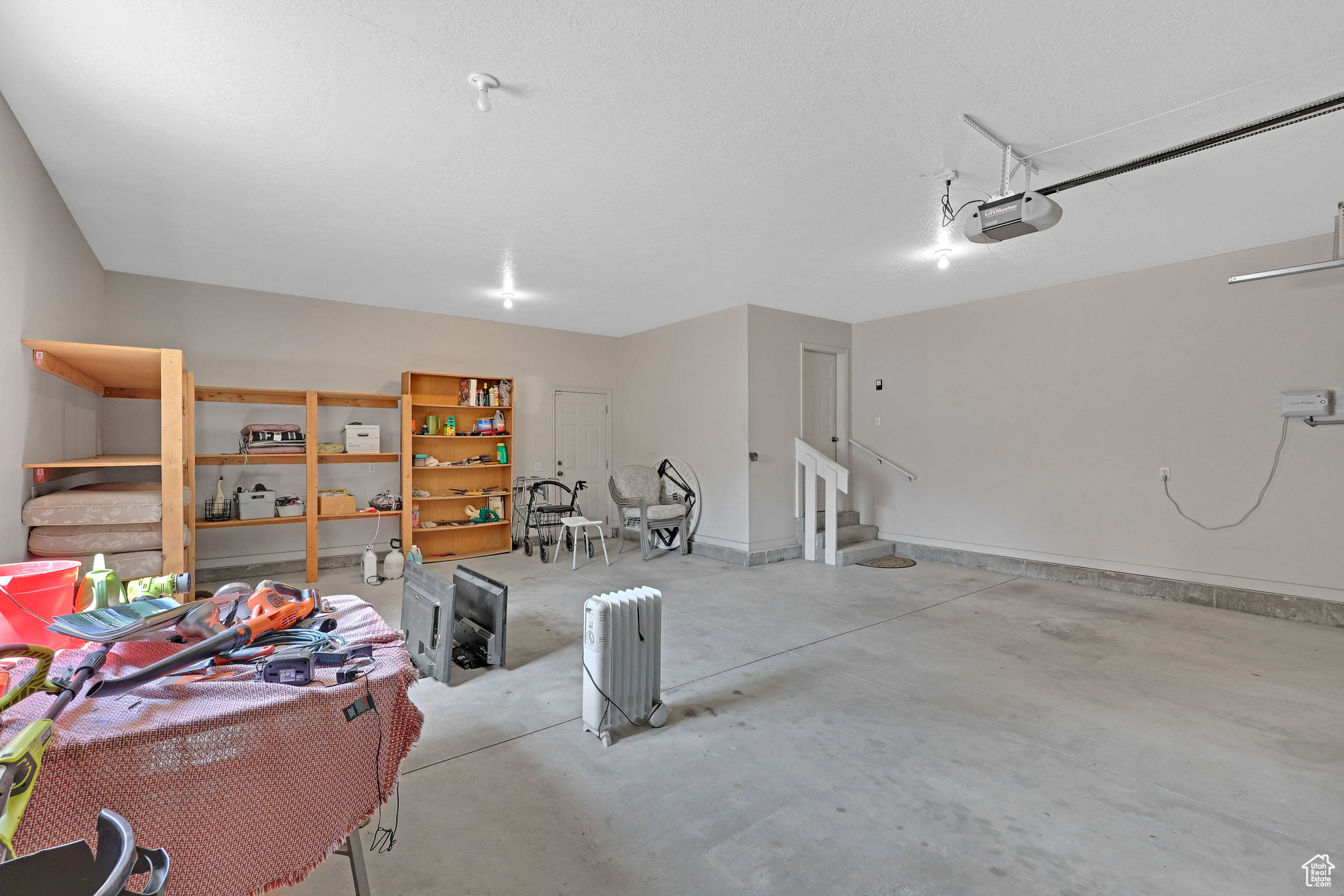 Garage with Shelving