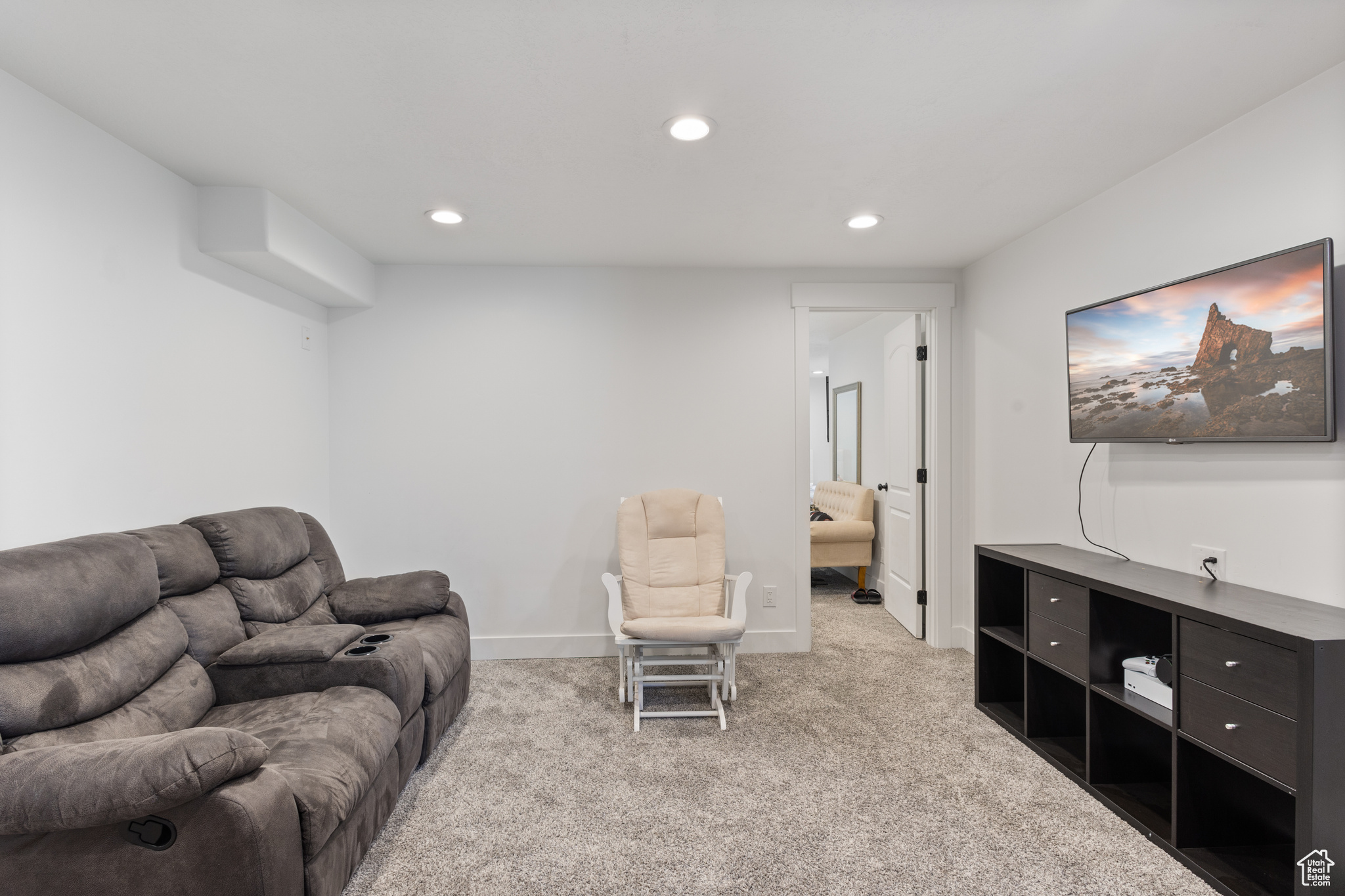 Basement living room