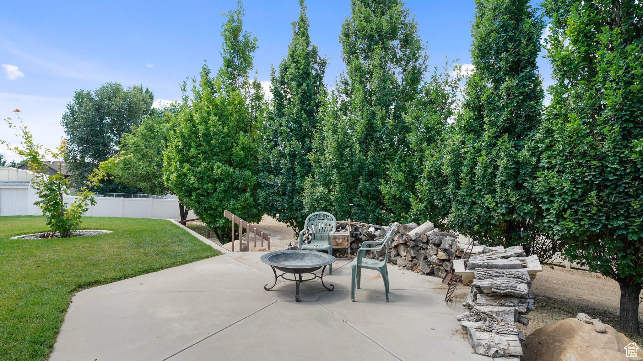 View of patio