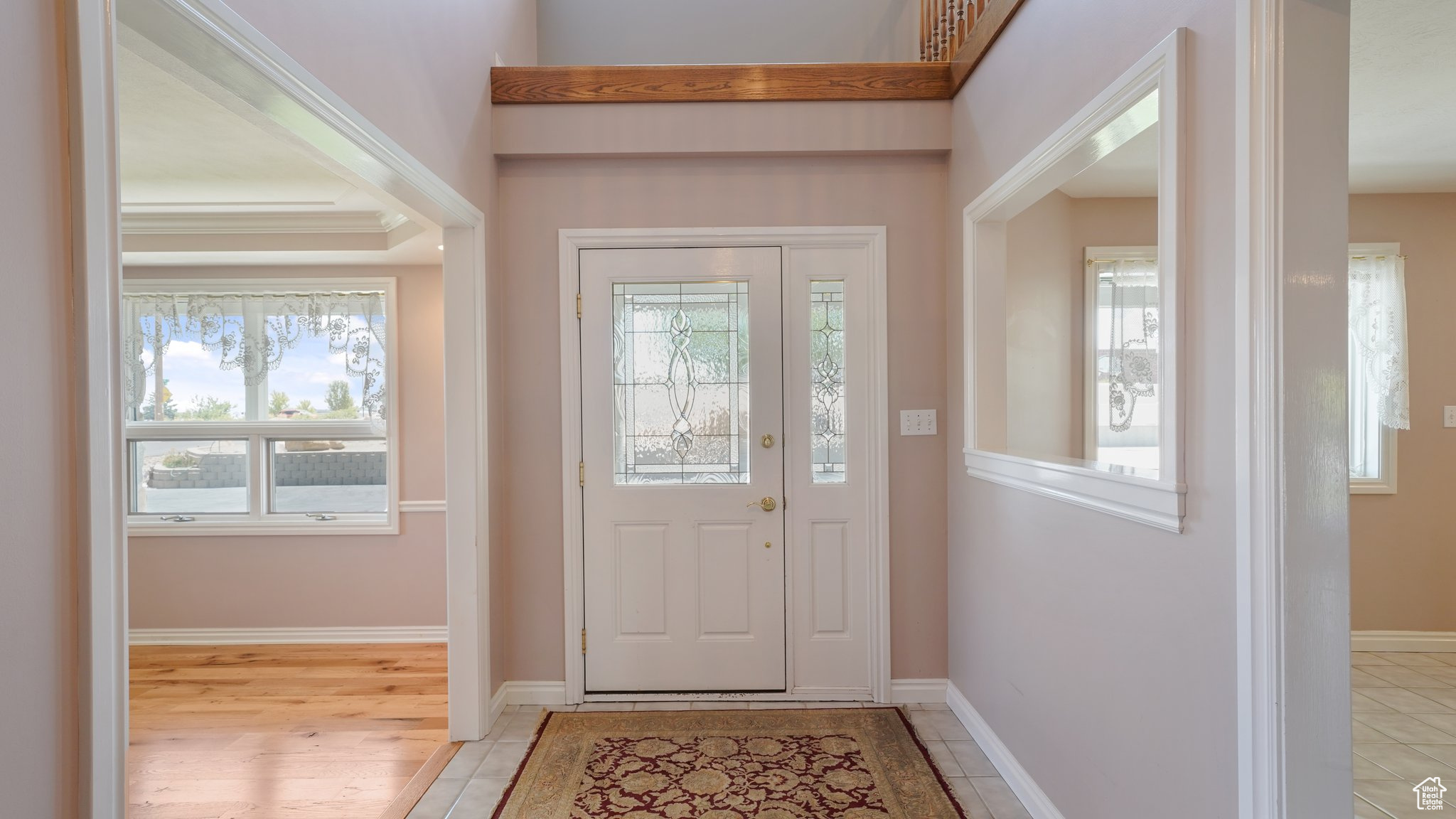 Entryway featuring light hardwood / wood-style floors