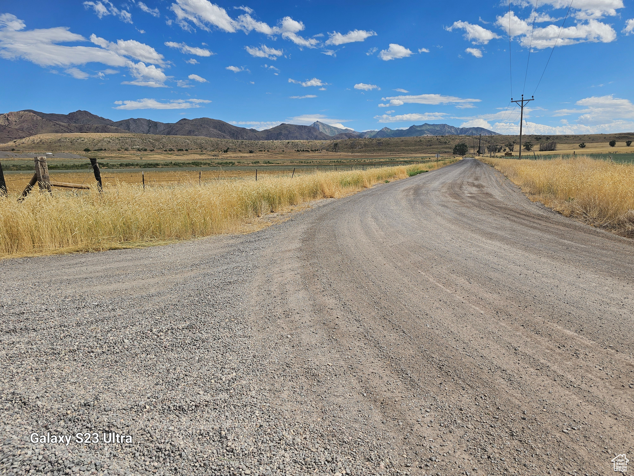 Going East on 300 south between North 40 & the South 40 Acres of the property.