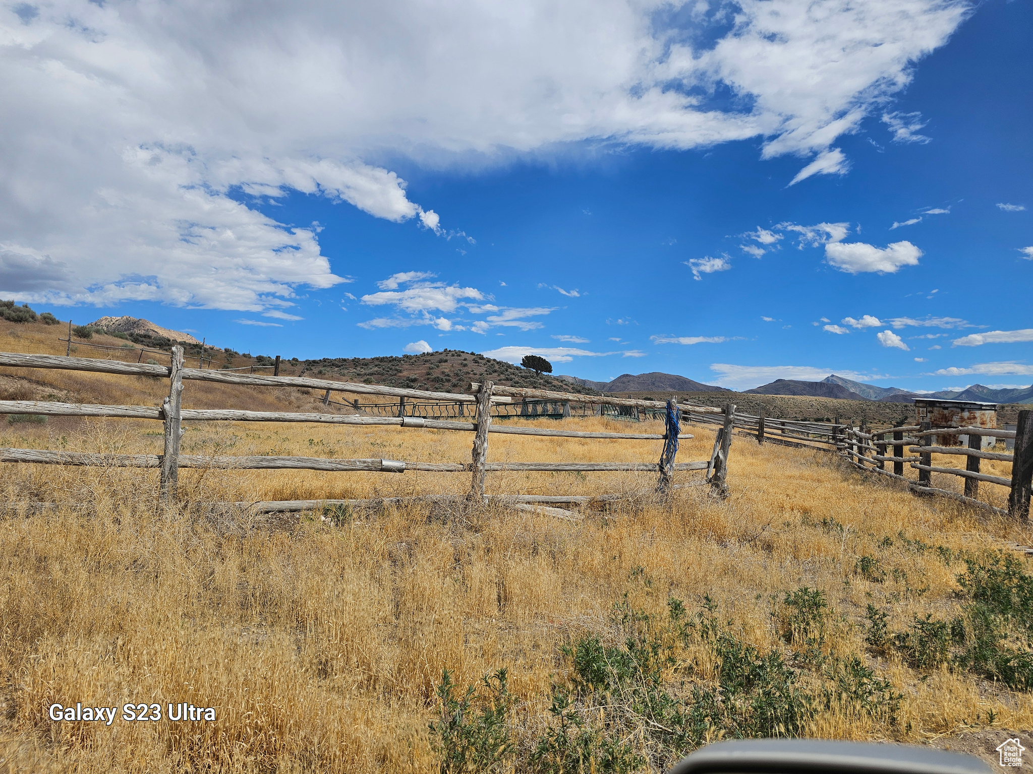 View of mountain feature with a rural view