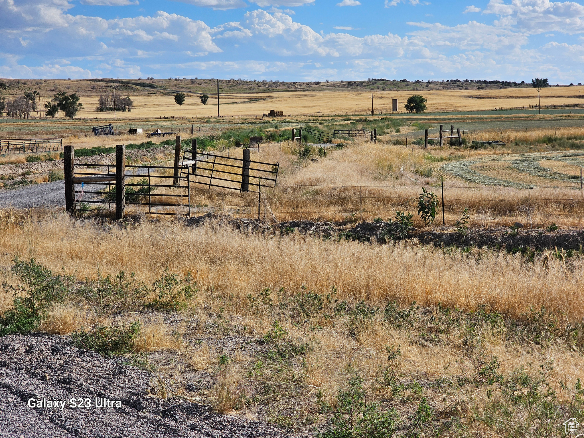 Corner of 300 South over looking  west  over the North 40  Acres