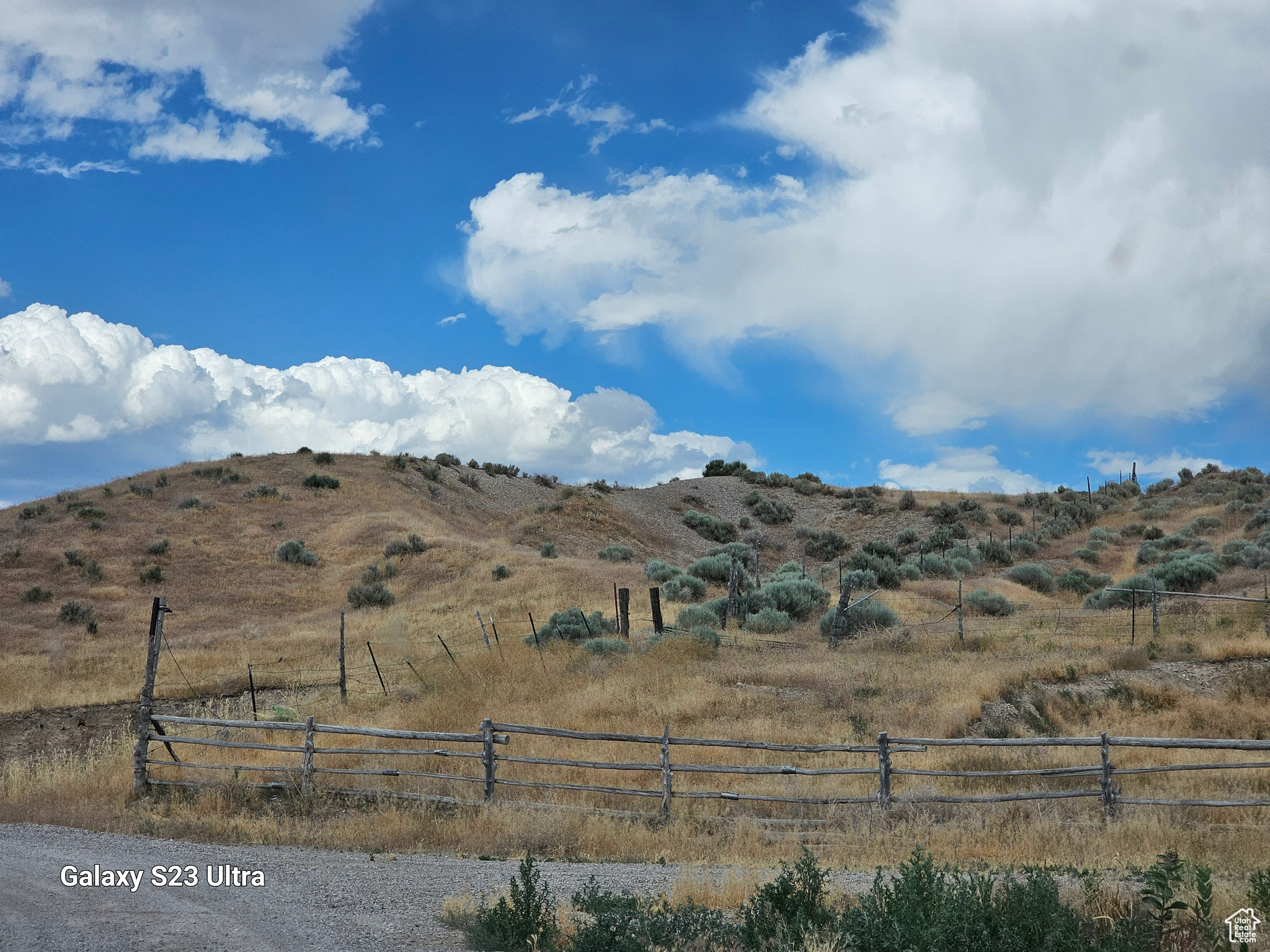 View of mountain feature with a rural view