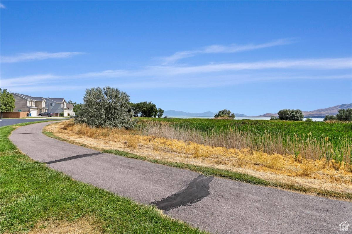 View of road featuring a mountain view