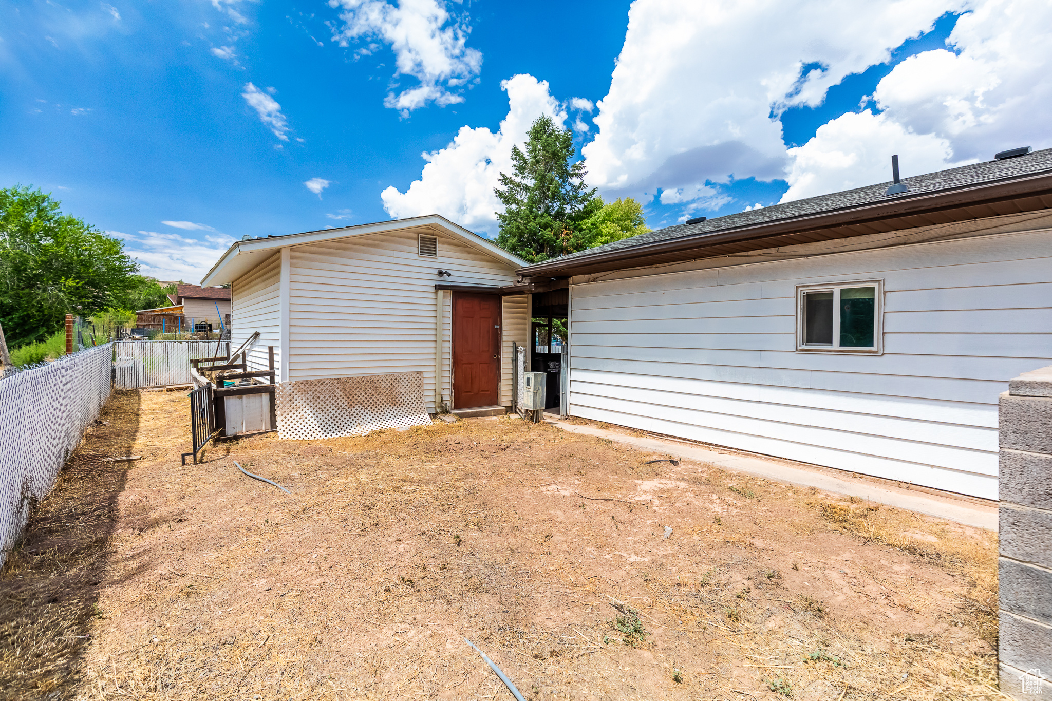 View of back of property