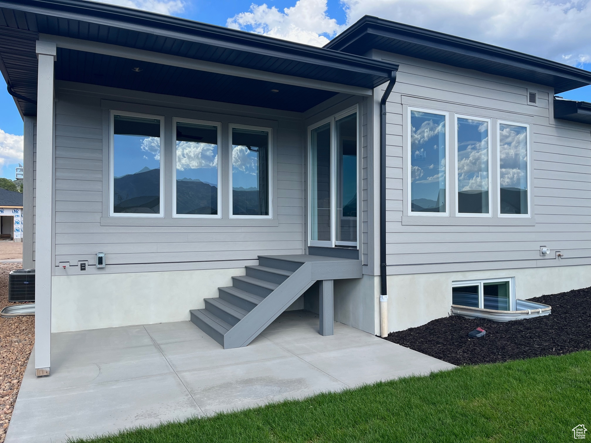 Exterior space featuring central air condition unit