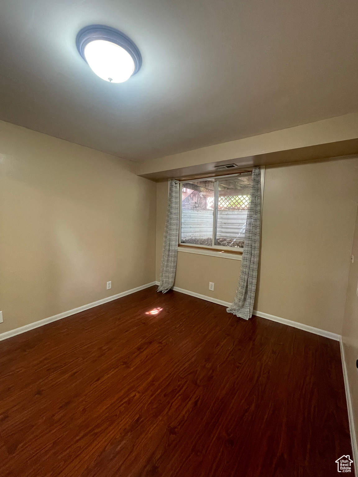 Window in Bedroom for Egress, light and fresh air.
