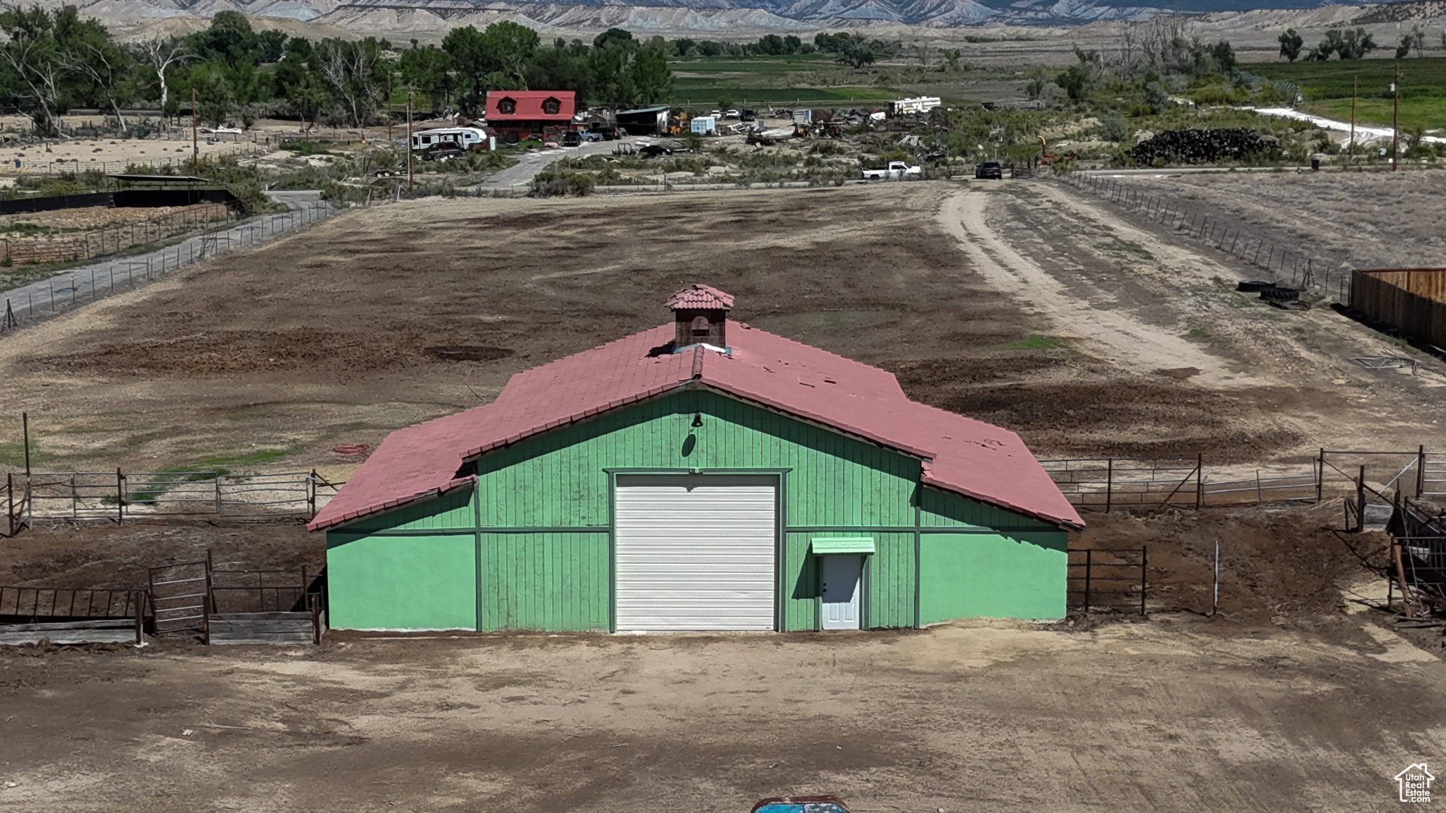 Exterior space featuring a rural view and a mountain view