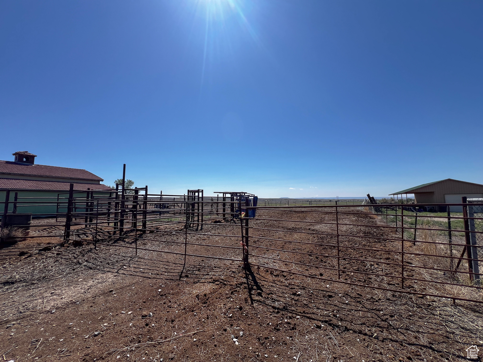 View of yard featuring a rural view