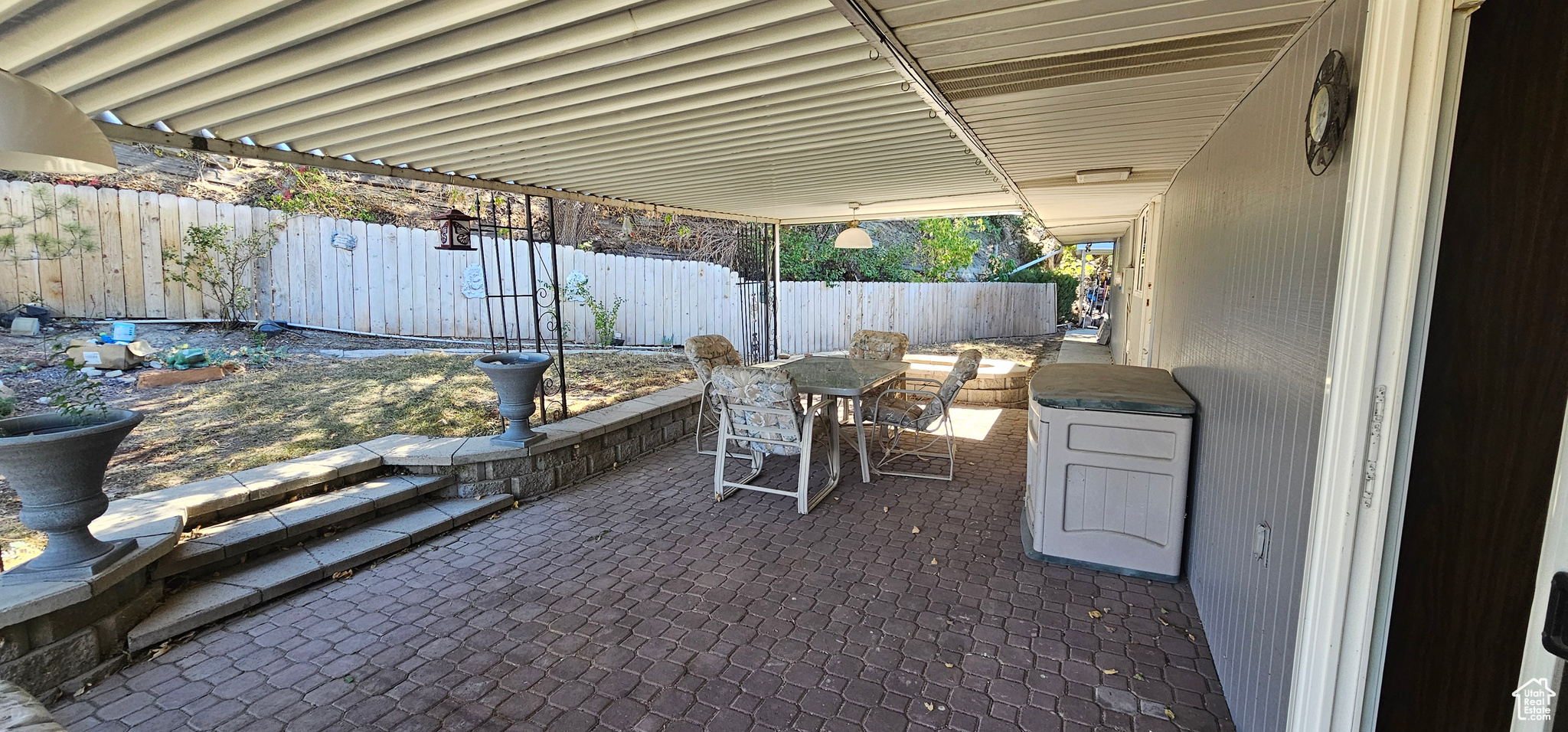 View of patio